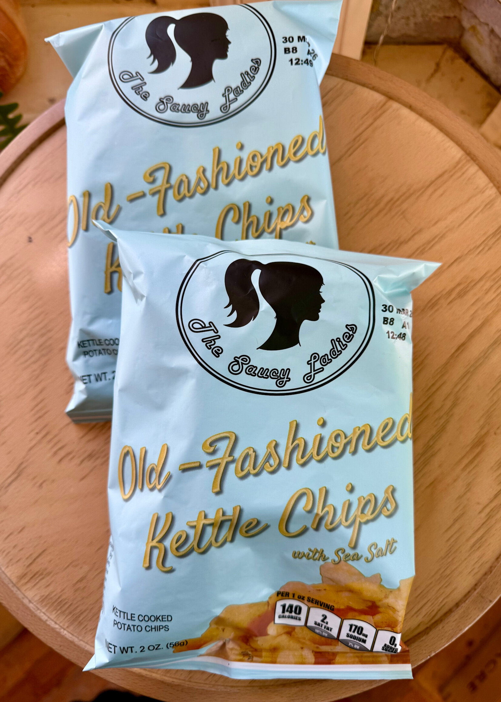 The Saucy Ladies Old-Fashioned Kettle Chips 2oz