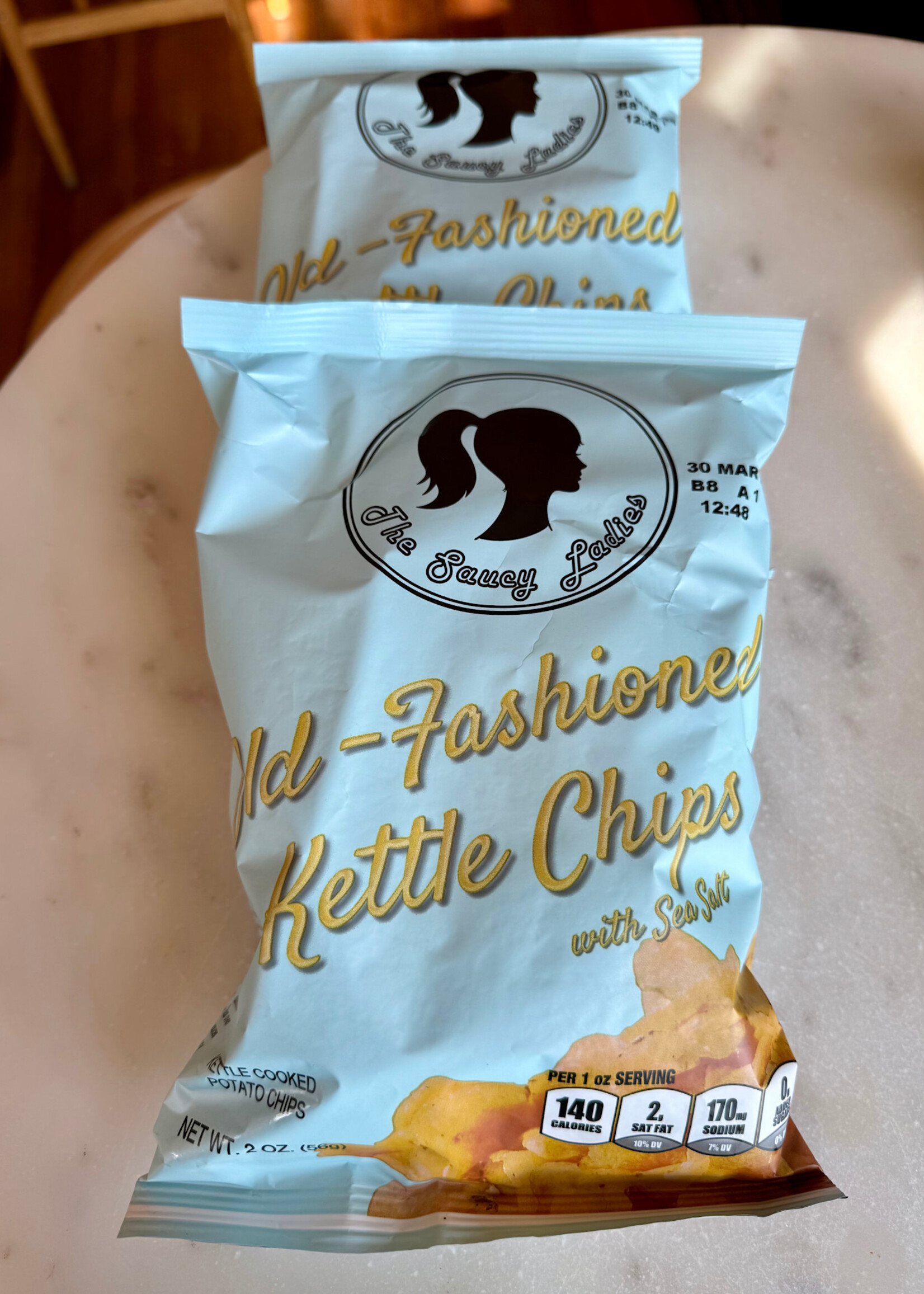 The Saucy Ladies Old-Fashioned Kettle Chips 2oz