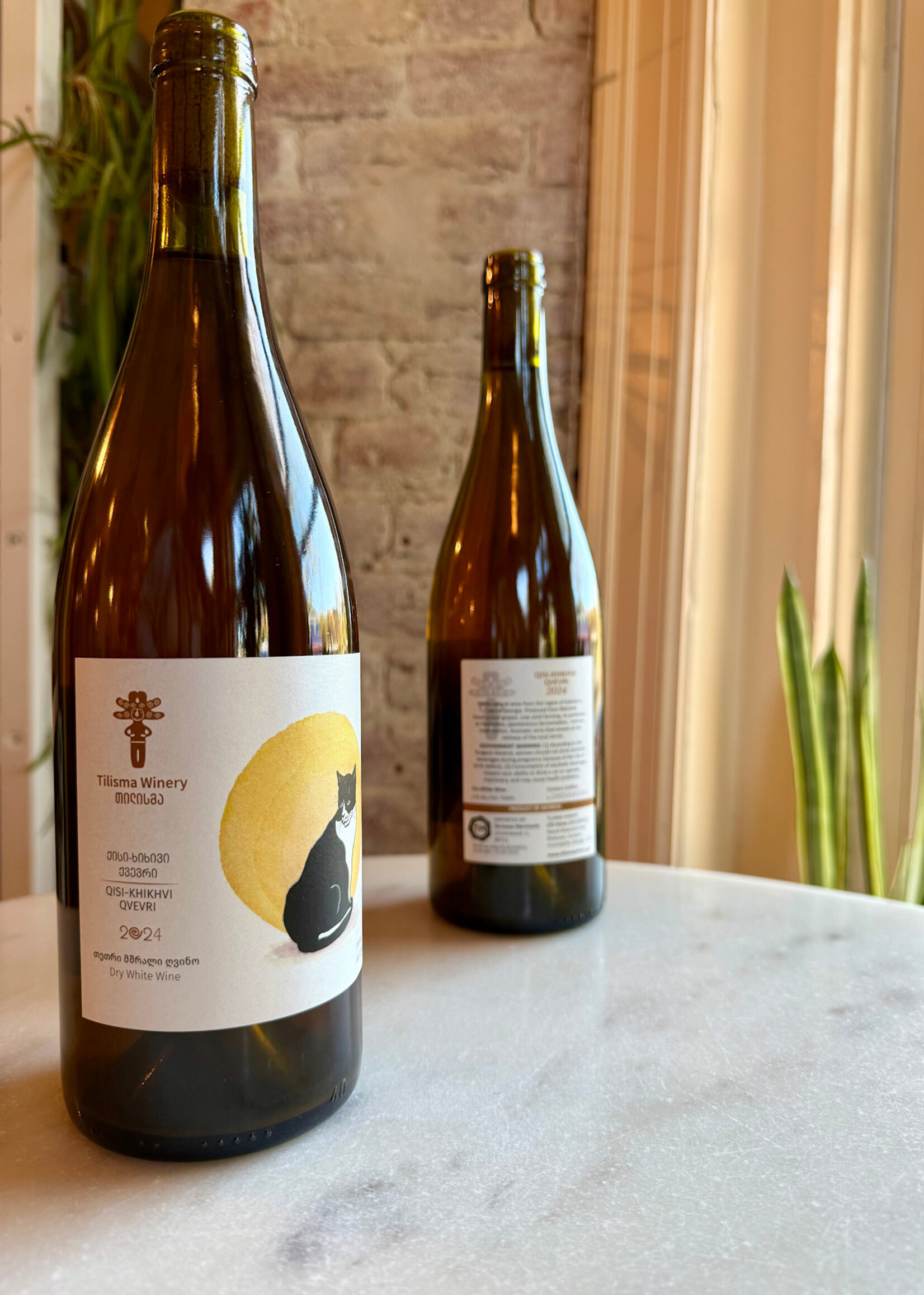 Tilisma Winery,  'Cat' Semi Carbonic Qveri Rkatsiteli, Kakheti, Mukuzani, Georgia 2024 750ml