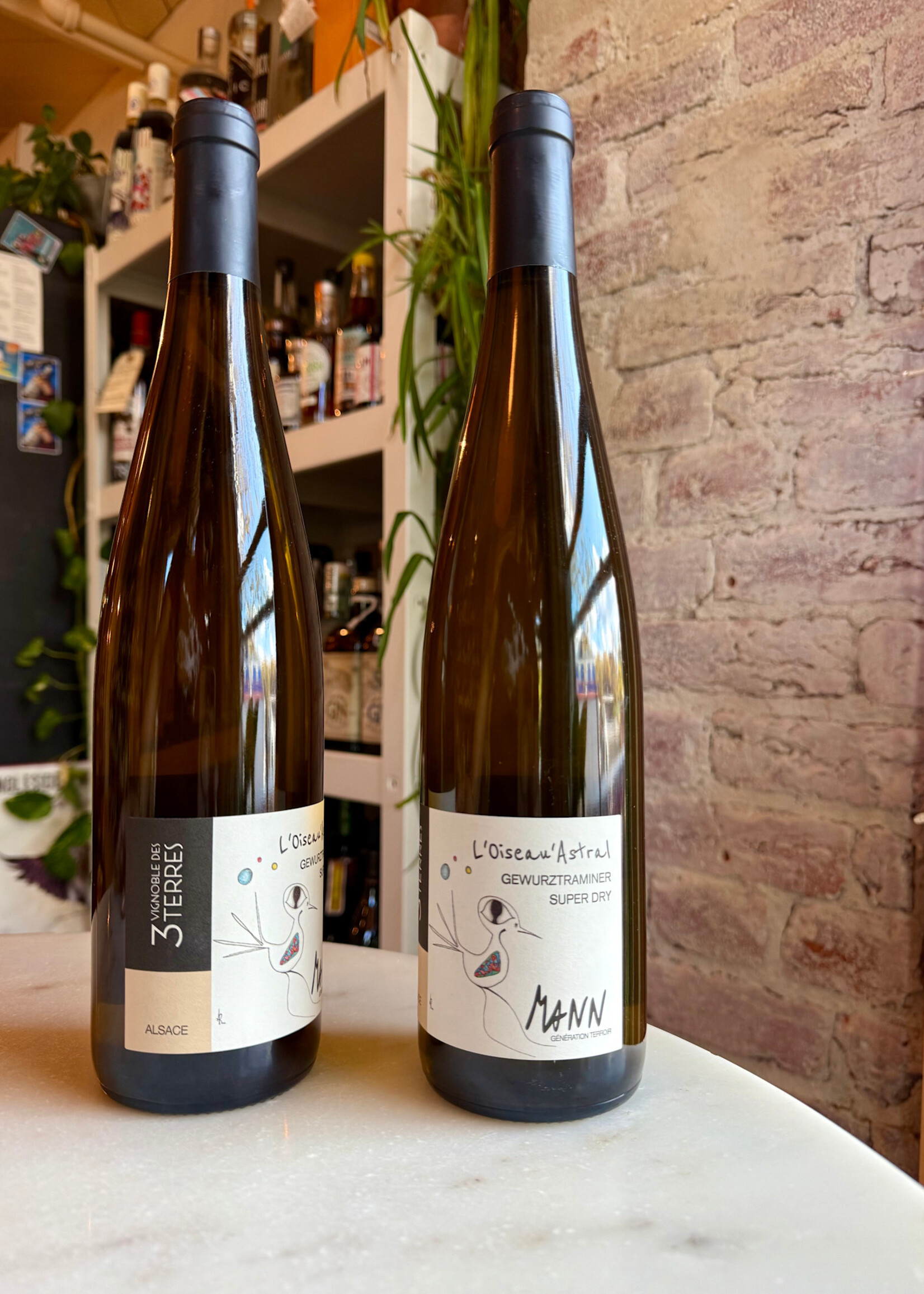 Domaine Mann, Vignoble Des 3 Terres, L’Oiseau Astral Super Dry, Gewurztraminer, Alsace, France 2023