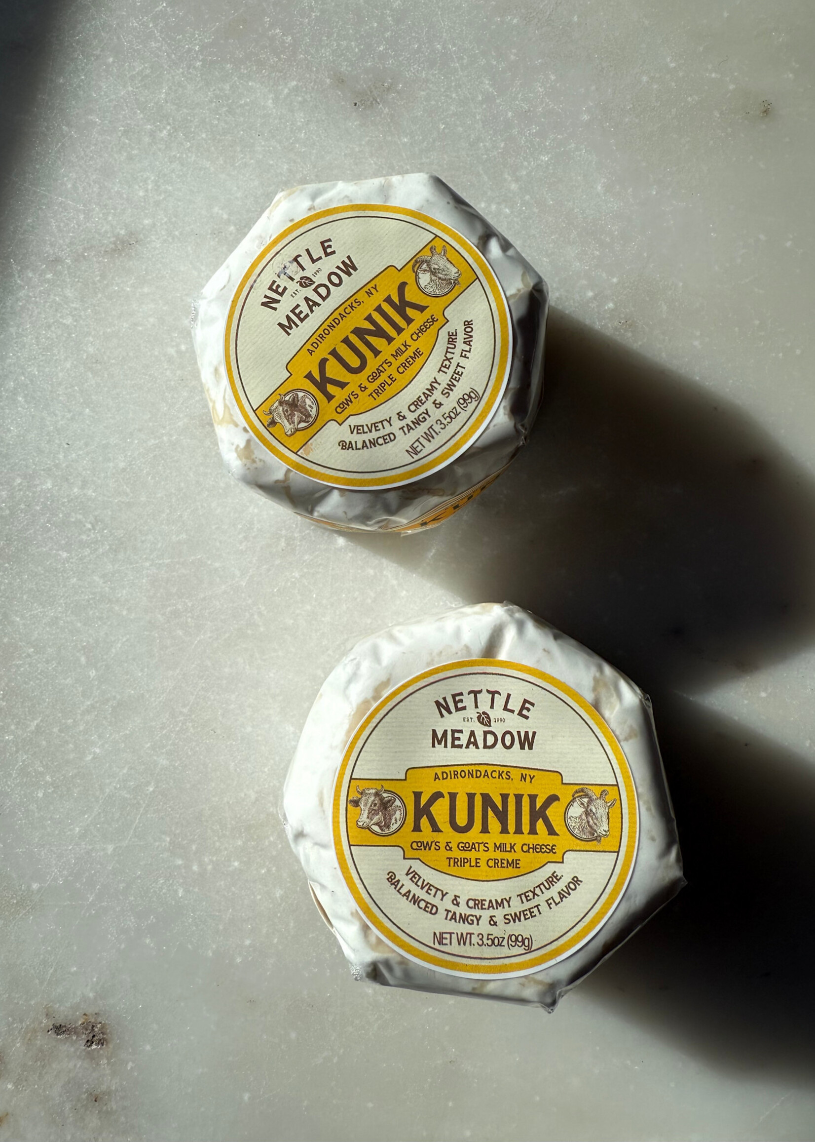 Nettle Meadow, Kunik Mini Goat/Cow Triple Cream, Adirondacks, New York 3.5oz