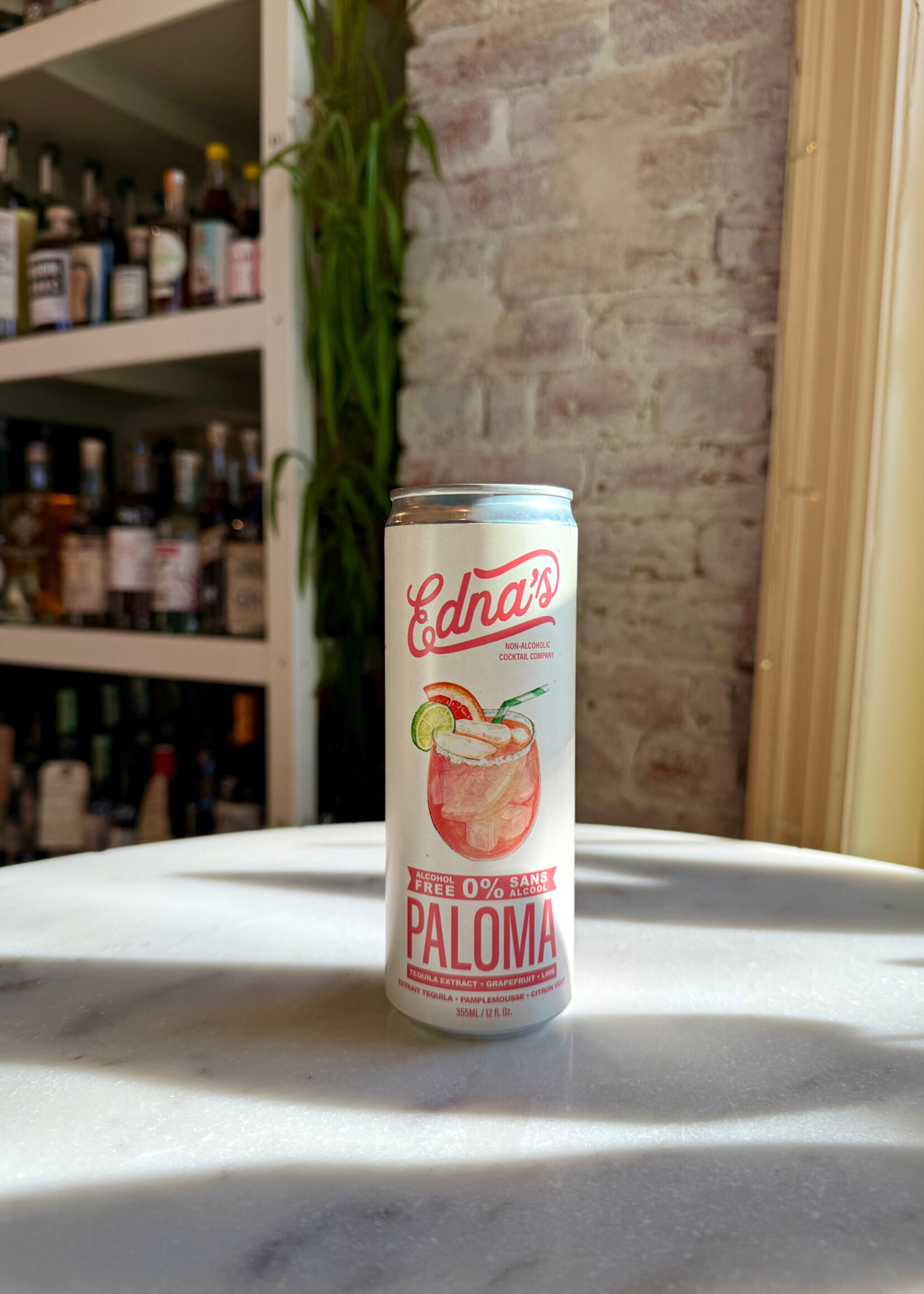 Edna’s Non-Alcoholic Cocktail Company, Paloma SINGLE 12 fl oz Can