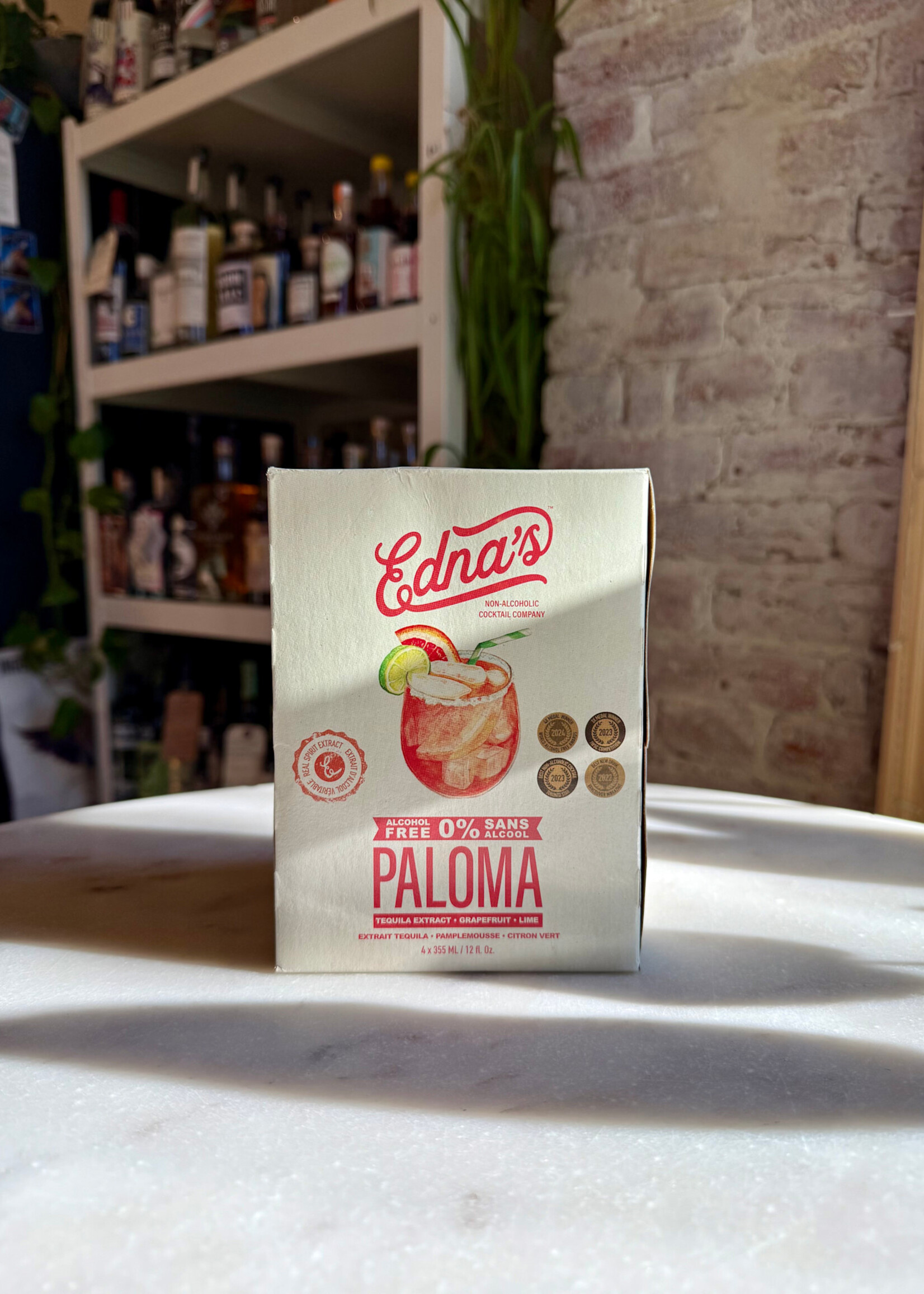Edna’s Non-Alcoholic Cocktail Company, Paloma SINGLE 12 fl oz Can