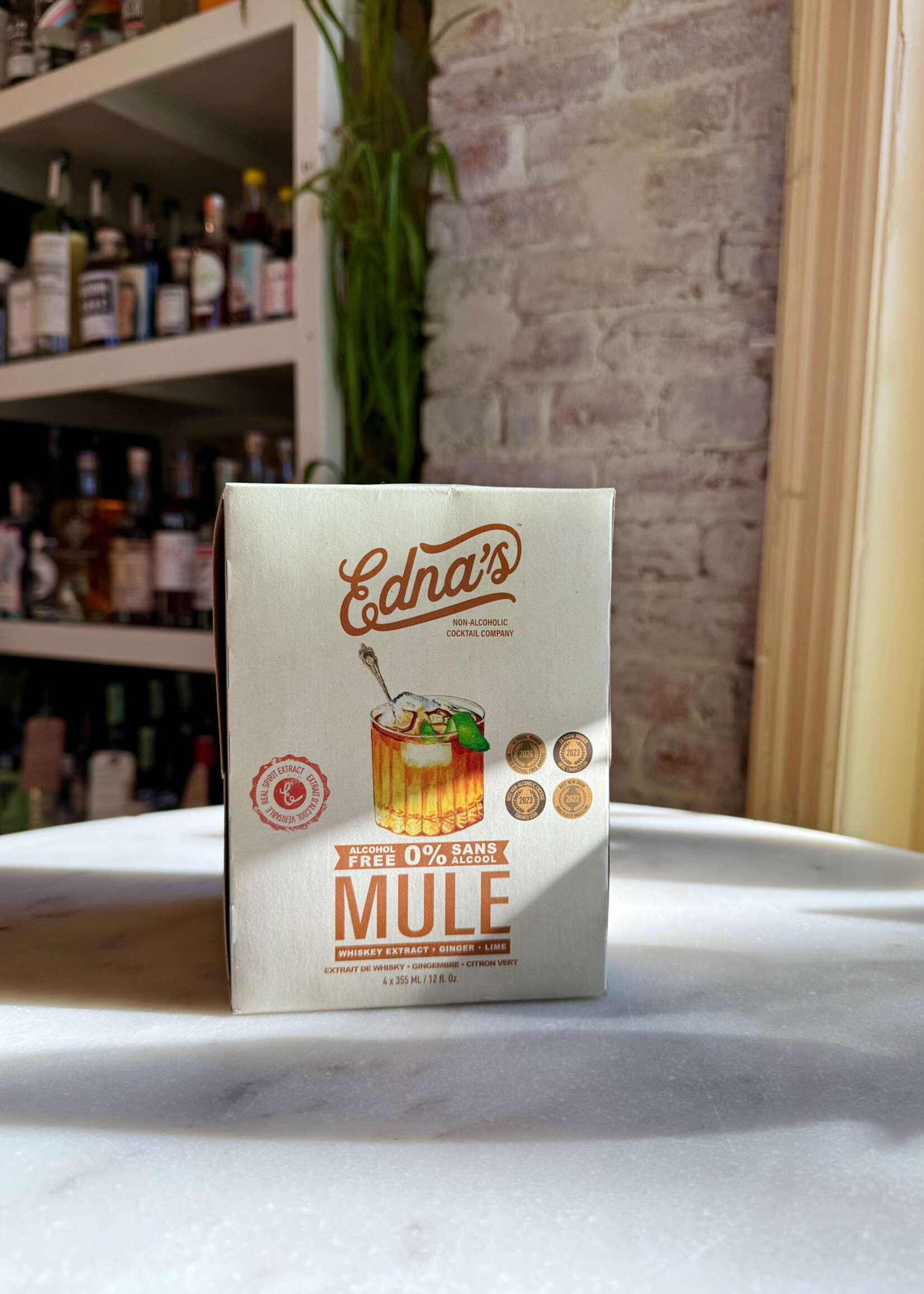 Edna’s Non-Alcoholic Cocktail Company, Mule SINGLE 12 fl oz Can