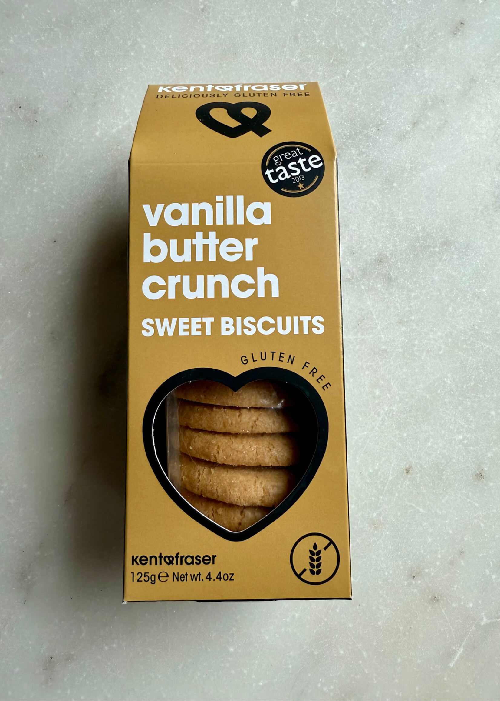 Kent and Fraser Gluten Free Vanilla Butter Crunch Cookies