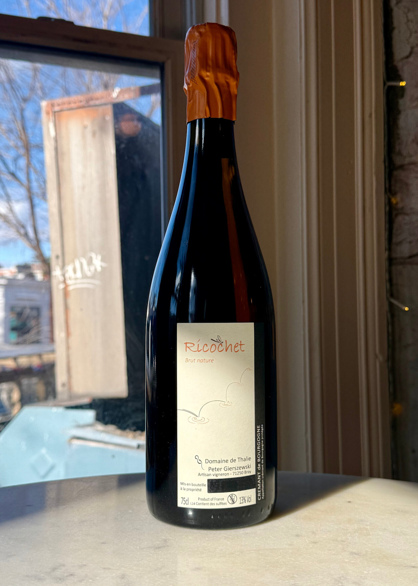 Domaine de Thalie Bourgogne “Ricohet” Cremant de Bourgogne, Burgundy, France 2022