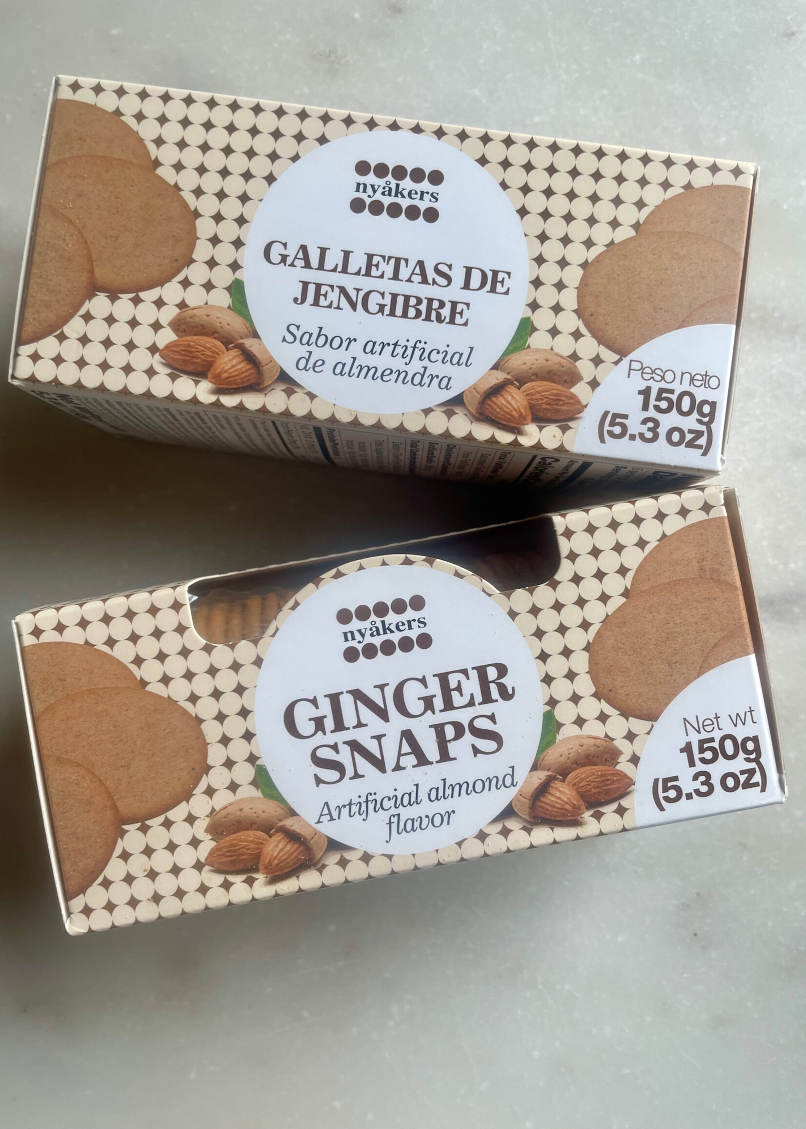 Nyåkers Swedish Almond Gingersnaps 150g
