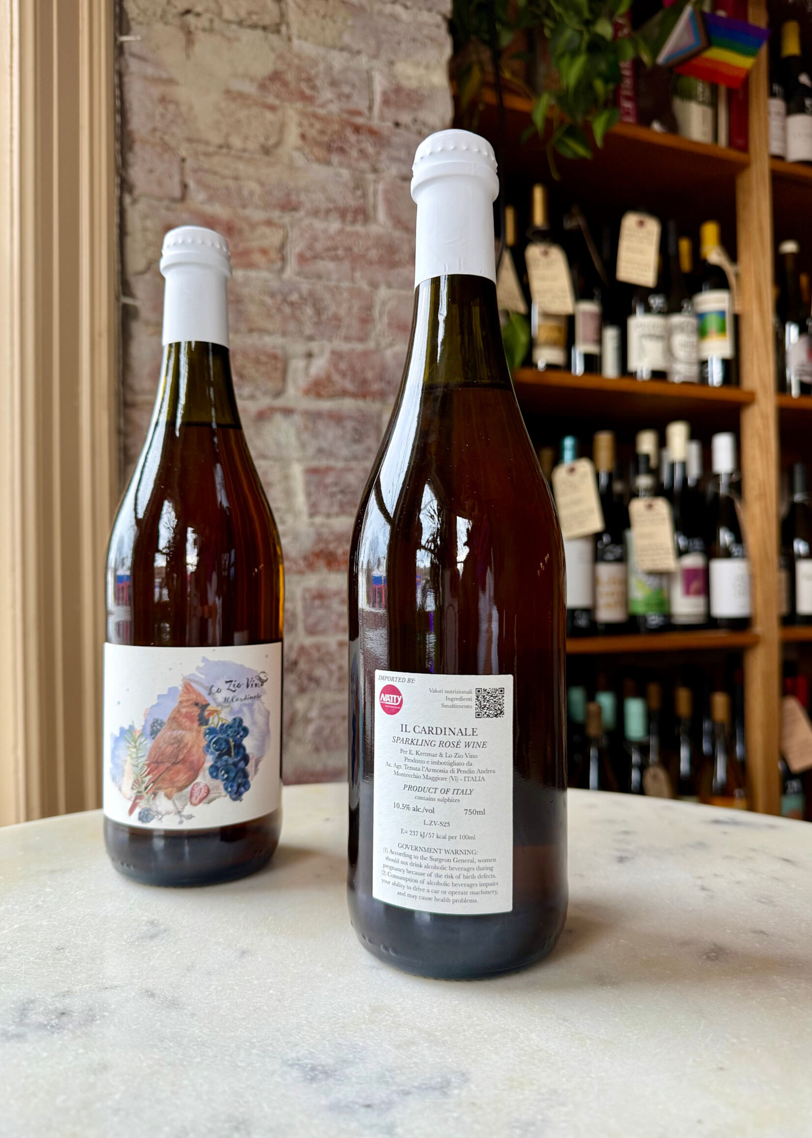 Lo Zio Vino, Il Cardinale Sparkling Rose Lambrusco, Italy 2023