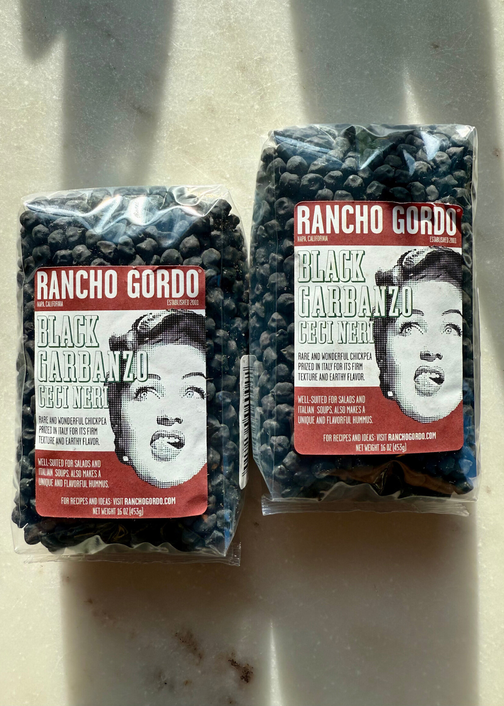 Rancho Gordo Ceci Neri (Small Black Chickpeas) 16oz