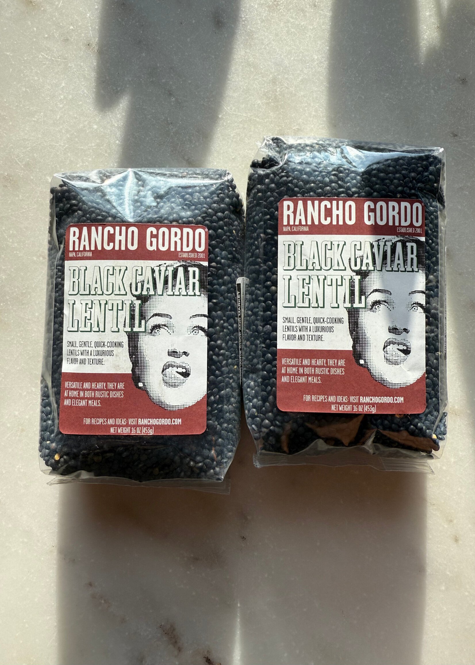 Rancho Gordo Black Caviar Lentils 16oz (435g)