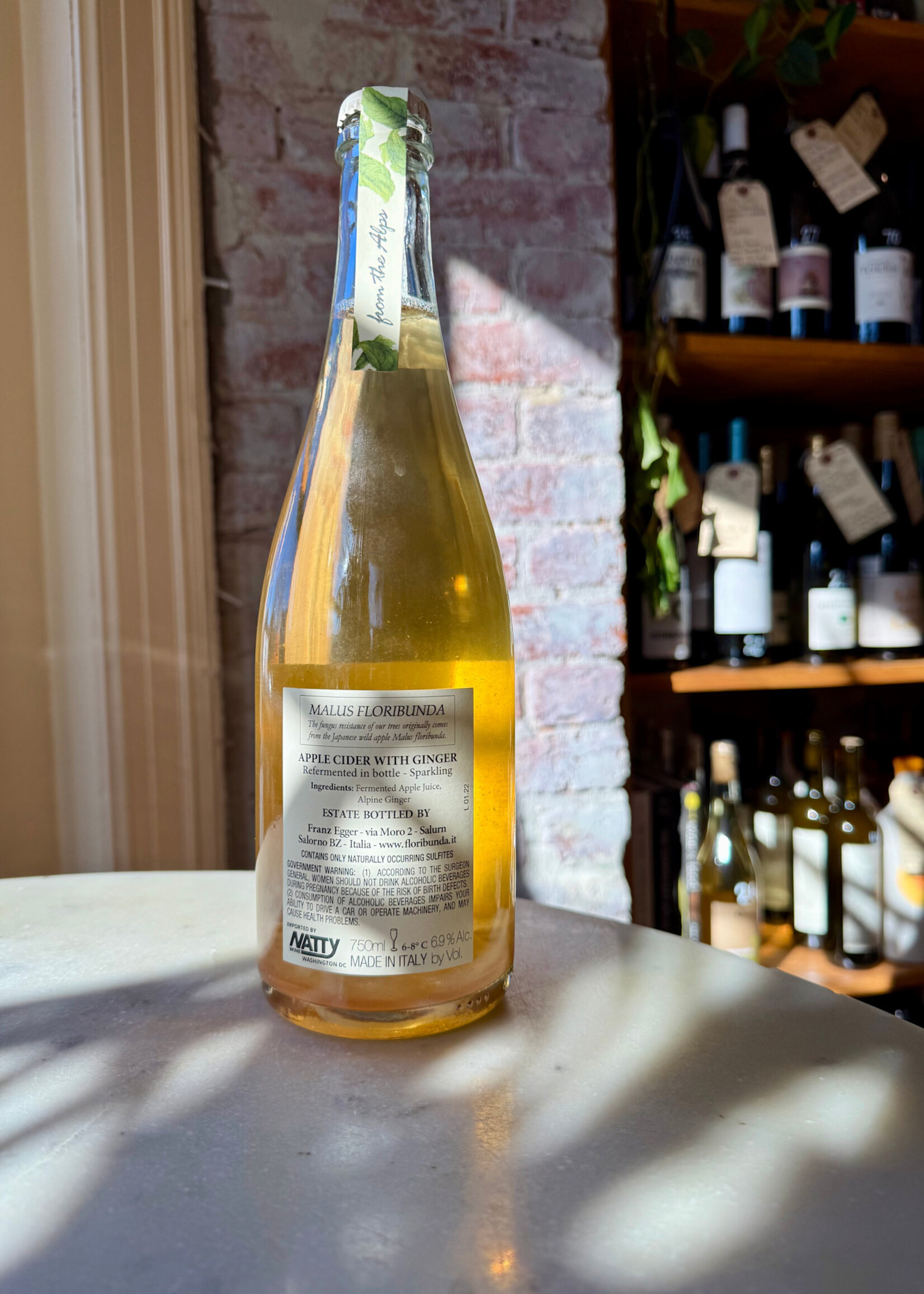 Floribunda, “Gingercider” Cider, Salorno, South Tyrol, Italy 2022