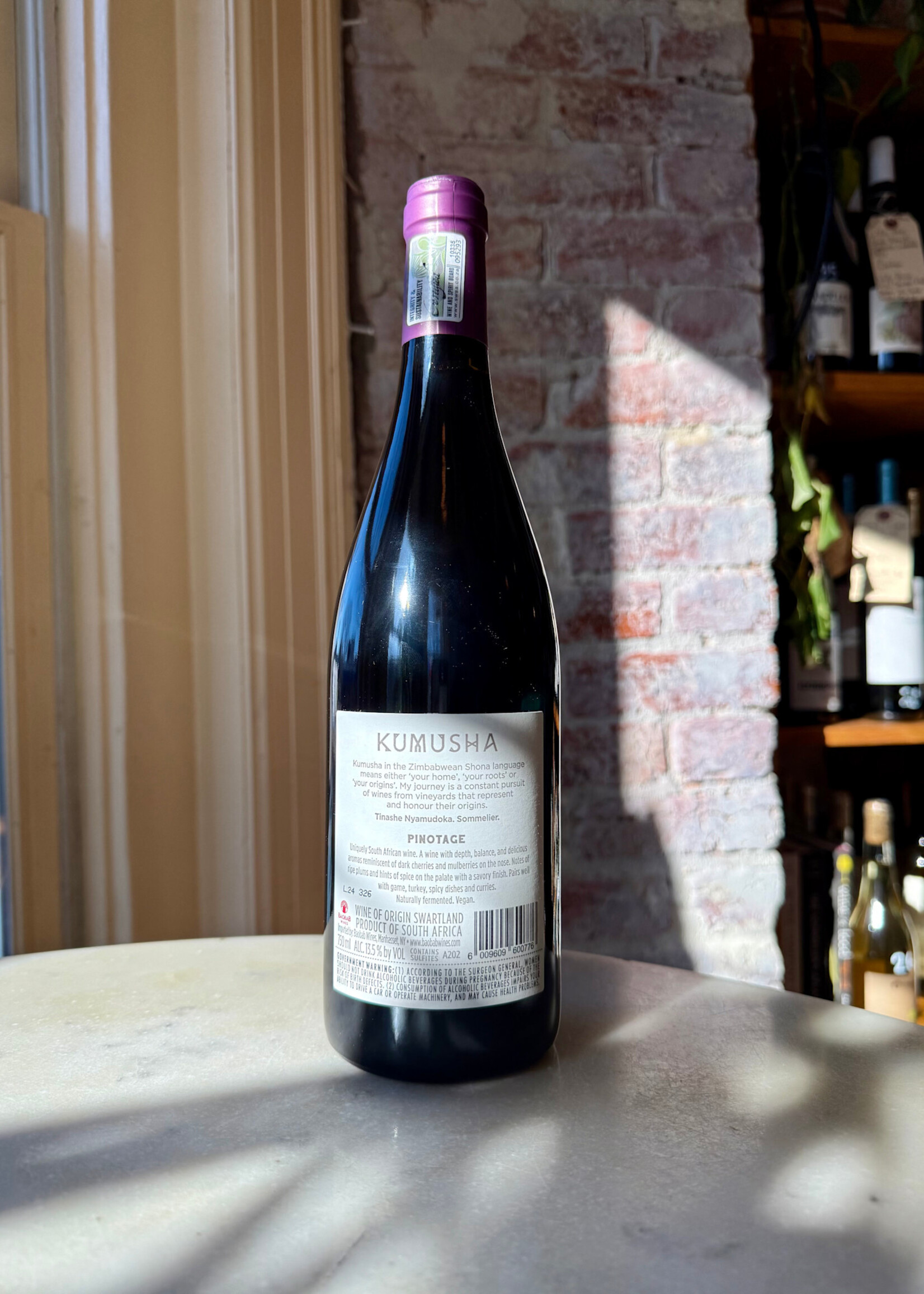 Kumusha Pinotage,  Western Cape, South Africa 2024