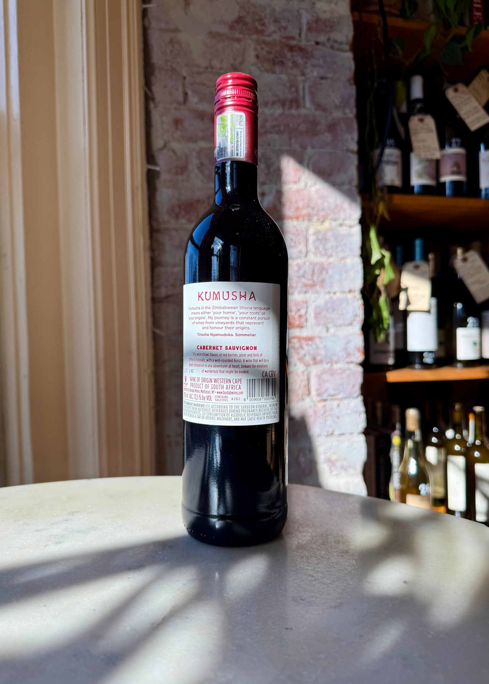 Kumusha, Cabernet Sauvignon, Western Cape, South Africa 2024