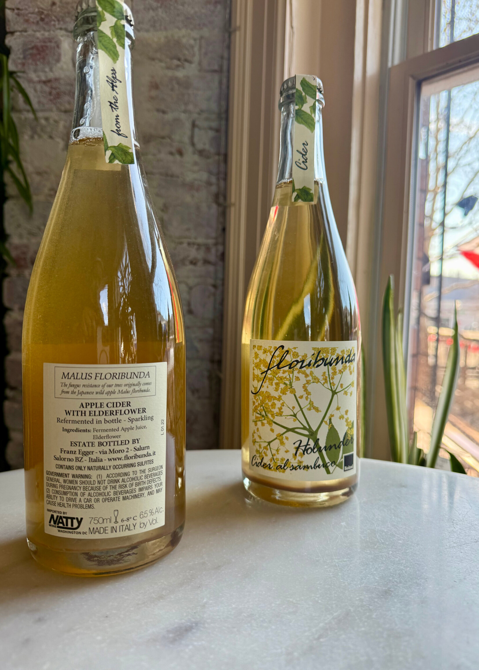 Floribunda, “Holundercider” Elderflower Cider, Salorno, South Tyrol, Italy 2022
