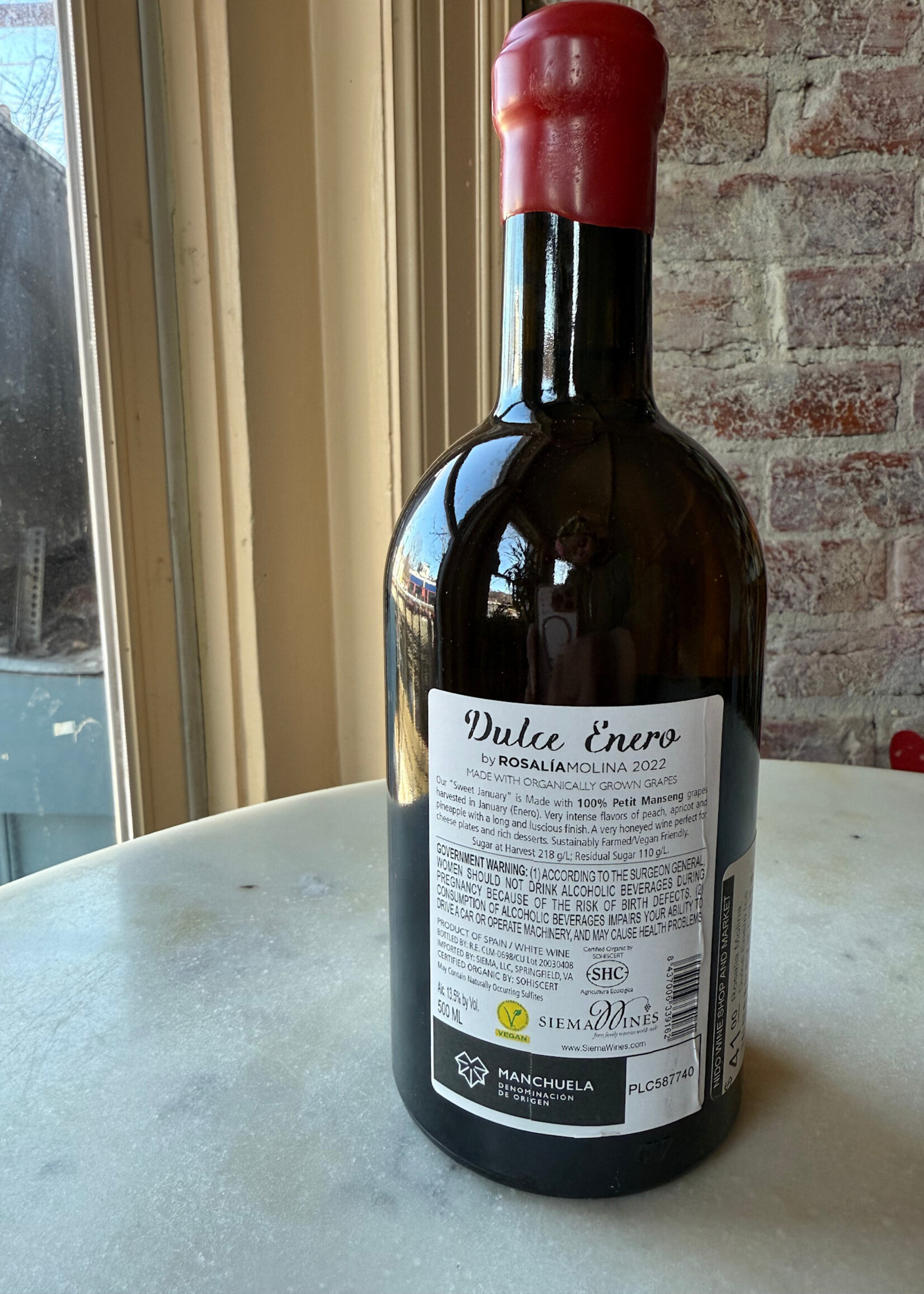 Rosalia Molina, Dulce Enero Ice Wine, Manchuela, Spain 500ml