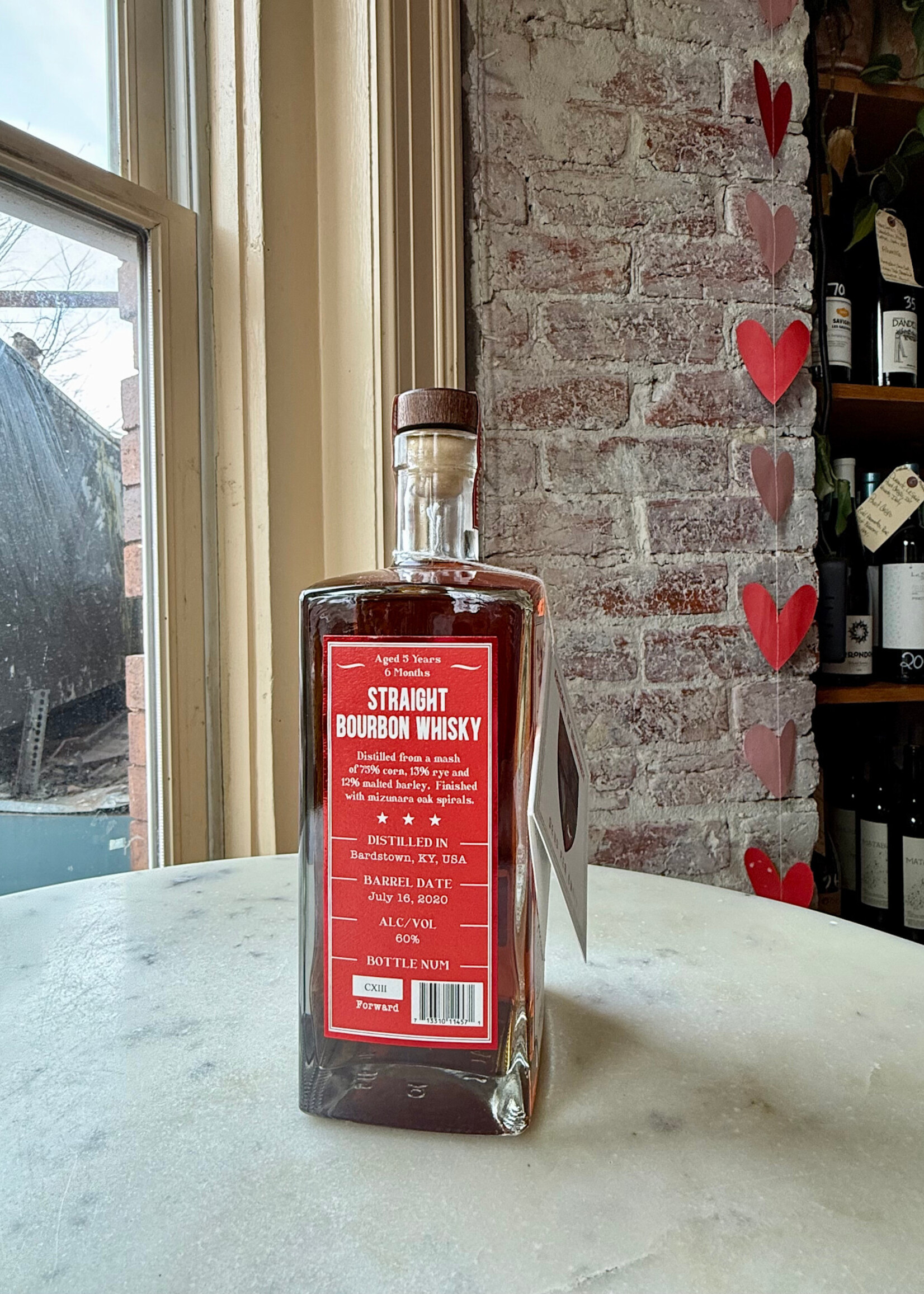 Mount Pleasant Whiskey Club, Dahlgren Single Gun Straight Bourbon Whiskey, Bardstown, Kentucky USA  750ml