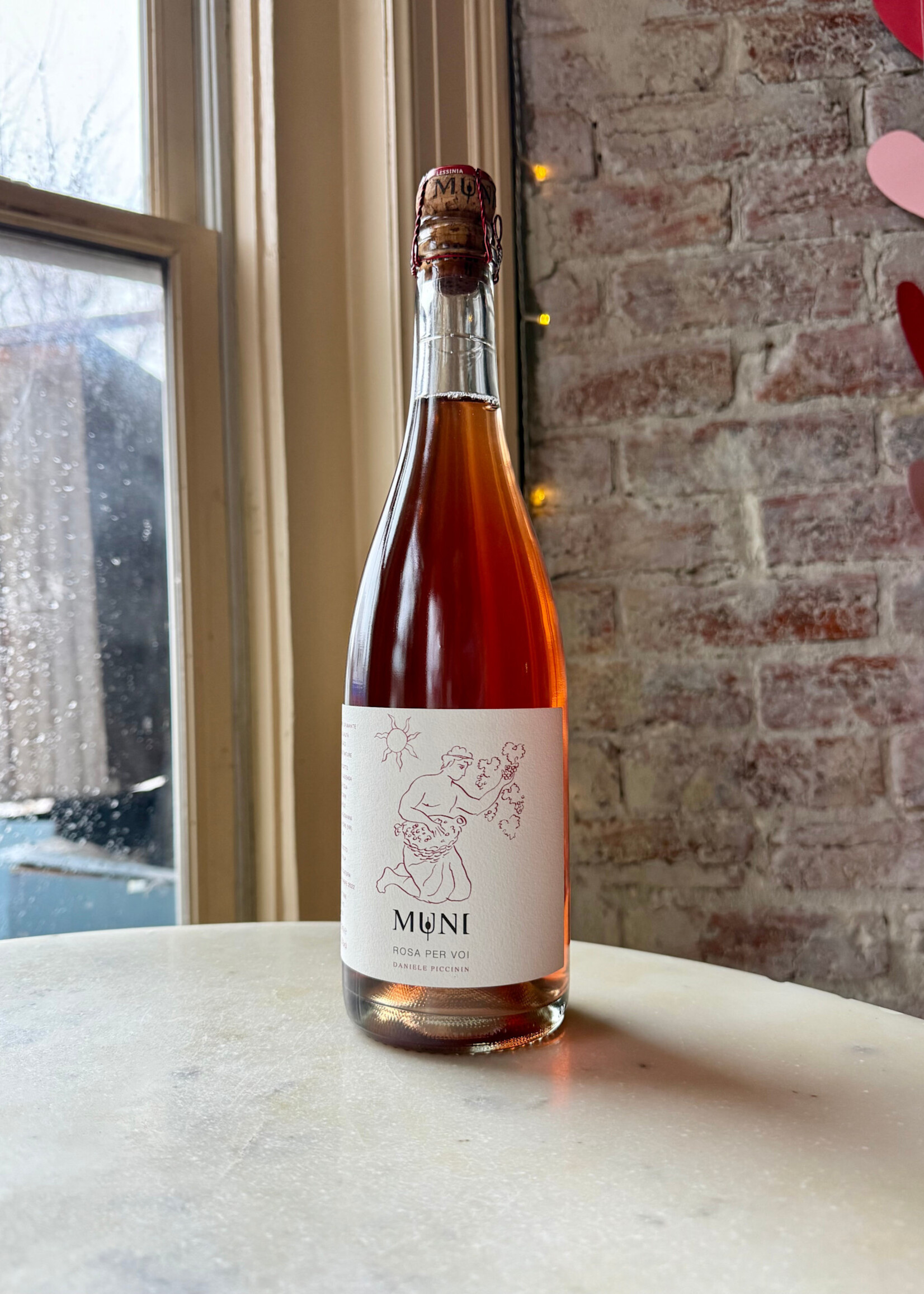 Daniele Piccinin, Munì ‘Rosa per Voi’ Metodo Classico, Veneto, Italy 2020