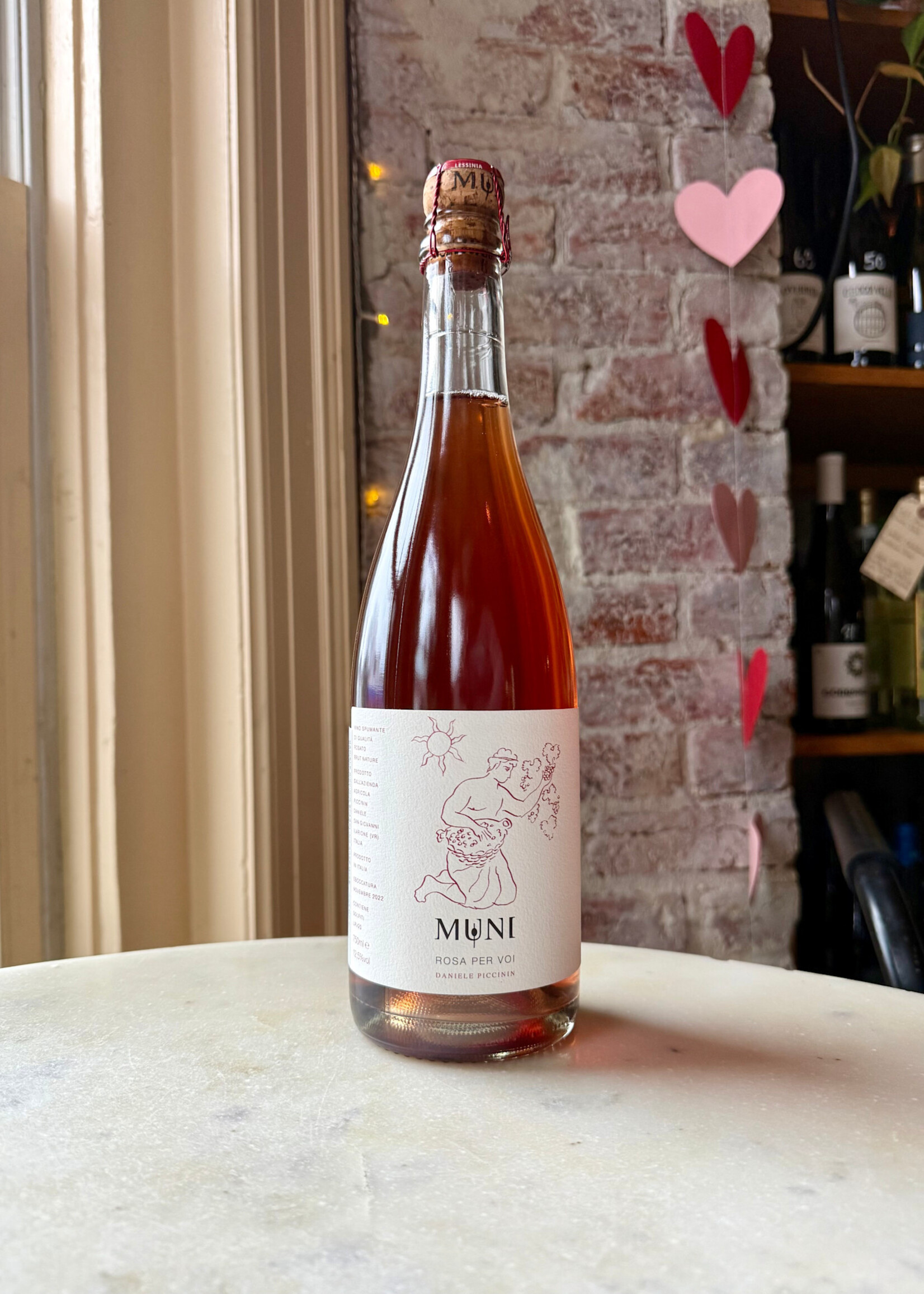 Daniele Piccinin, Munì ‘Rosa per Voi’ Metodo Classico, Veneto, Italy 2020
