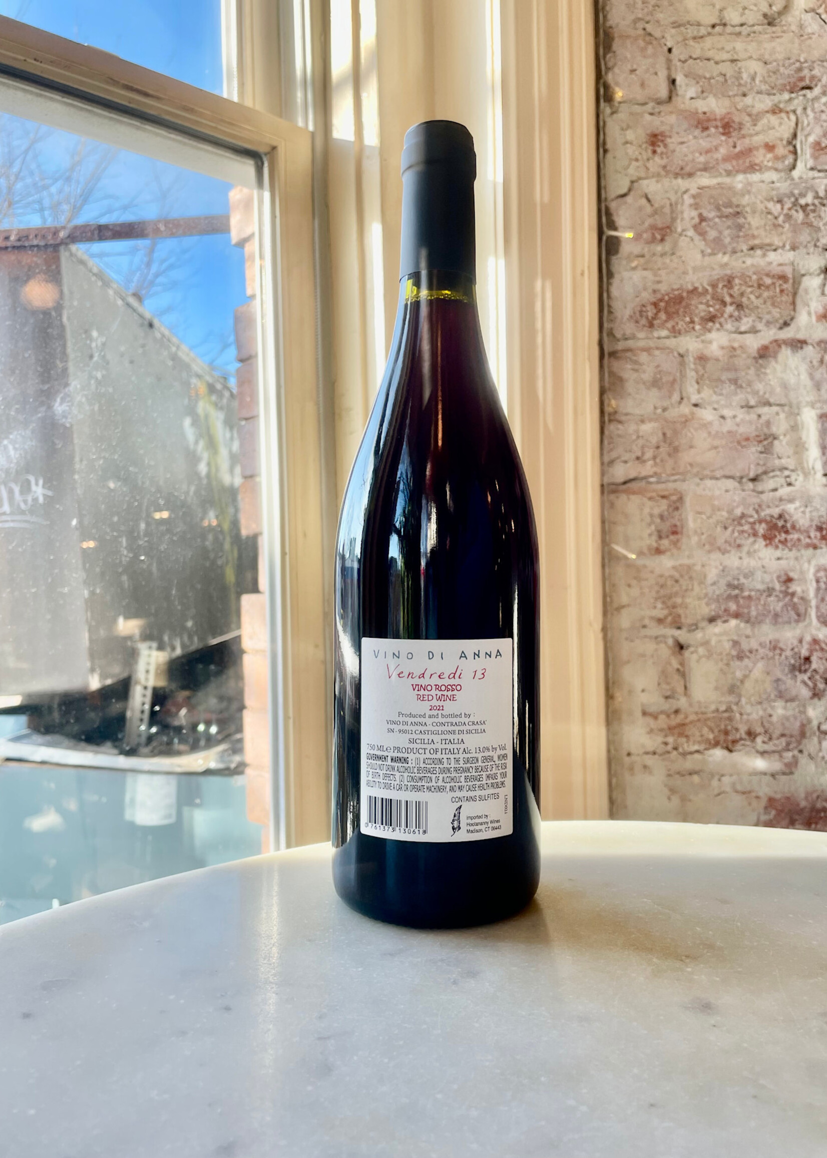 Vino di Anna Vendredi 13 Rosso, Etna, Sicily 2021