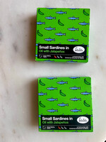 Lata Small Sardines in Oil with Jalapeños 13/16 pieces100g (3.52oz)