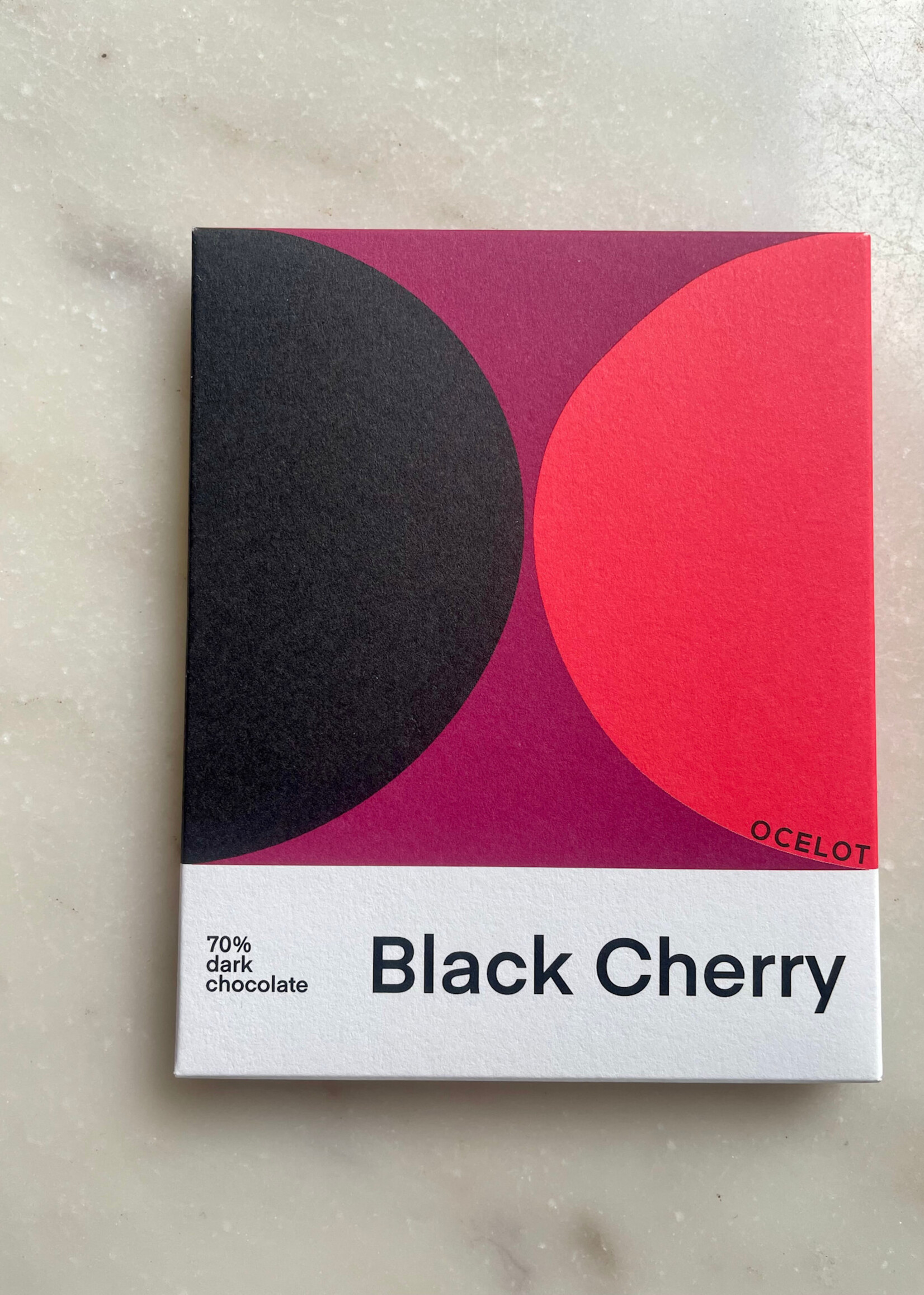 Ocelot Black Cherry 70% Dark Chocolate 70g