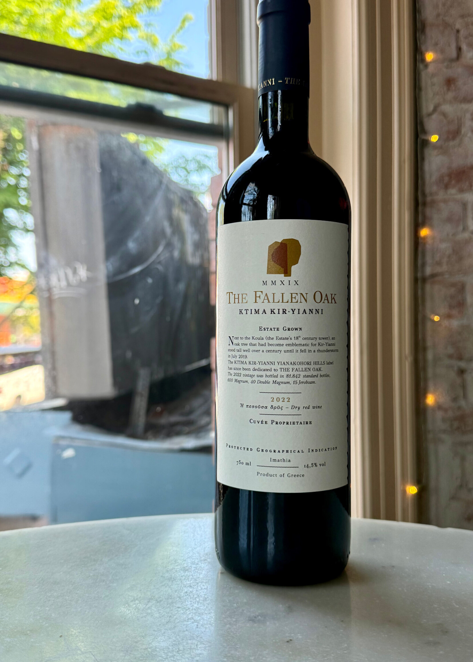 Kir-Yianni Ktima The Fallen Oak, PGI Imathia, Naoussa, Macedonia, Greece 2022