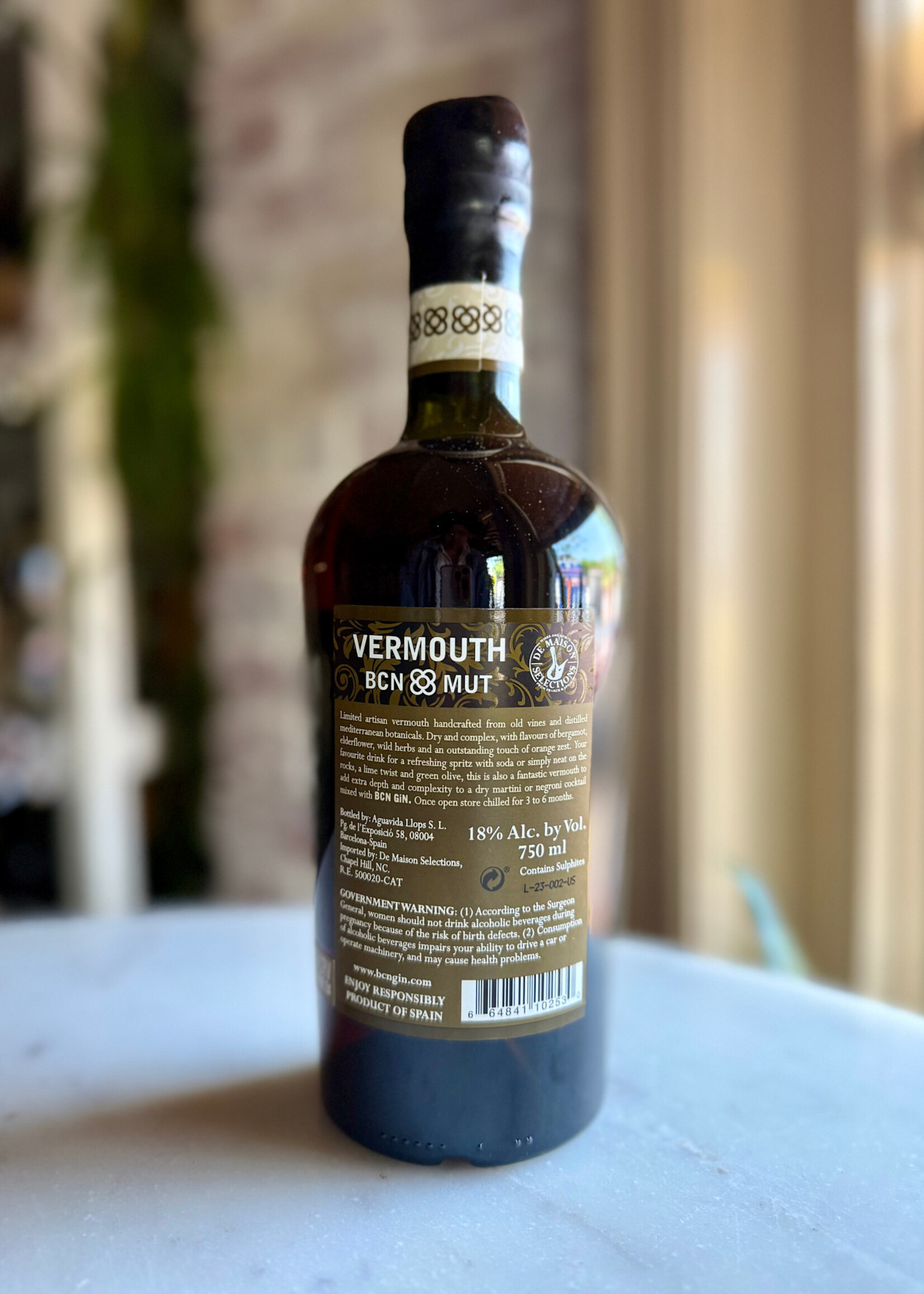 BCN Mediterranean Dry Vermut ‘BCN MUT’ Spain