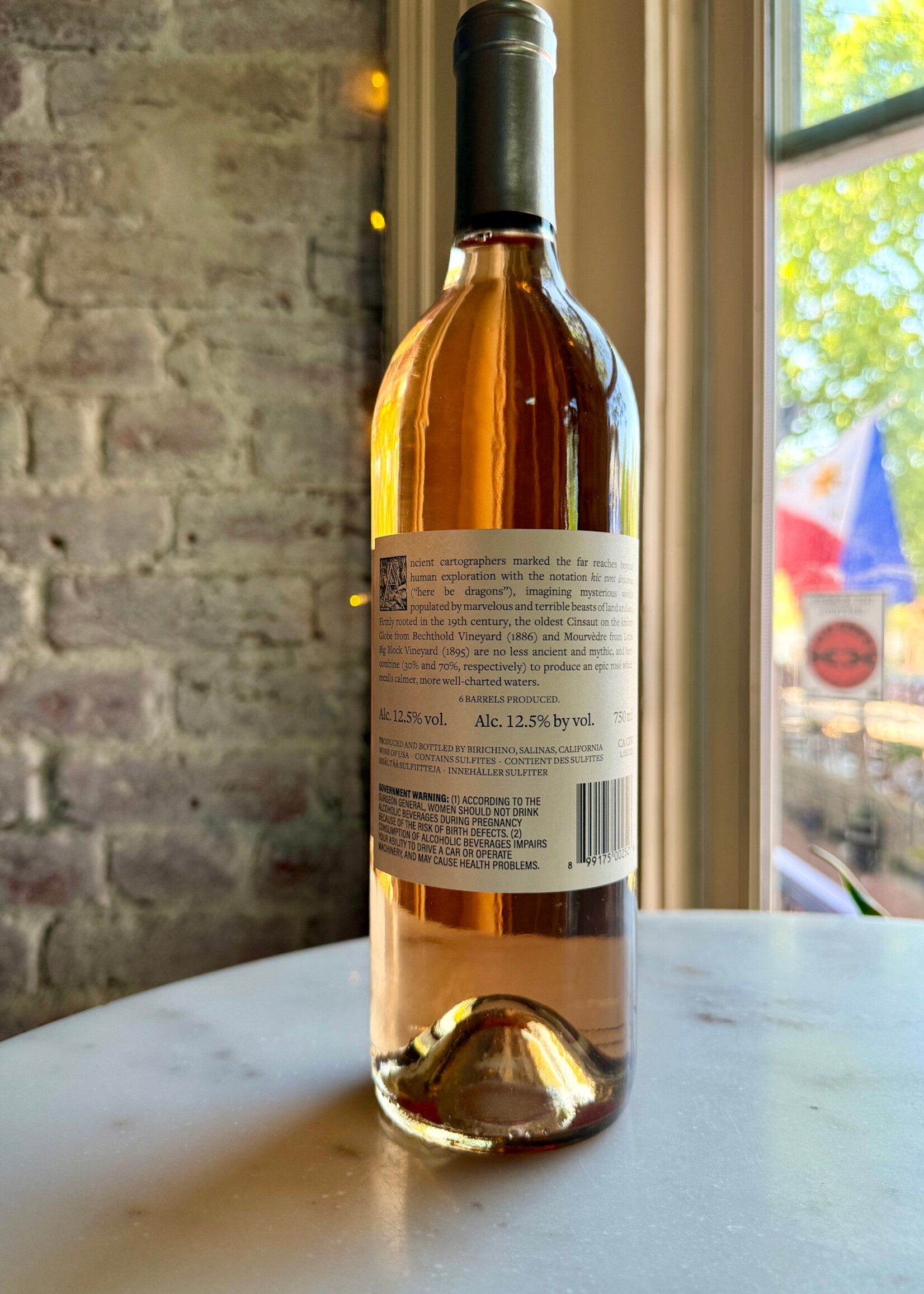 Birichino, Hic Svnt Dracones ‘Here Be Dragons’ Vin Gris, California 2024