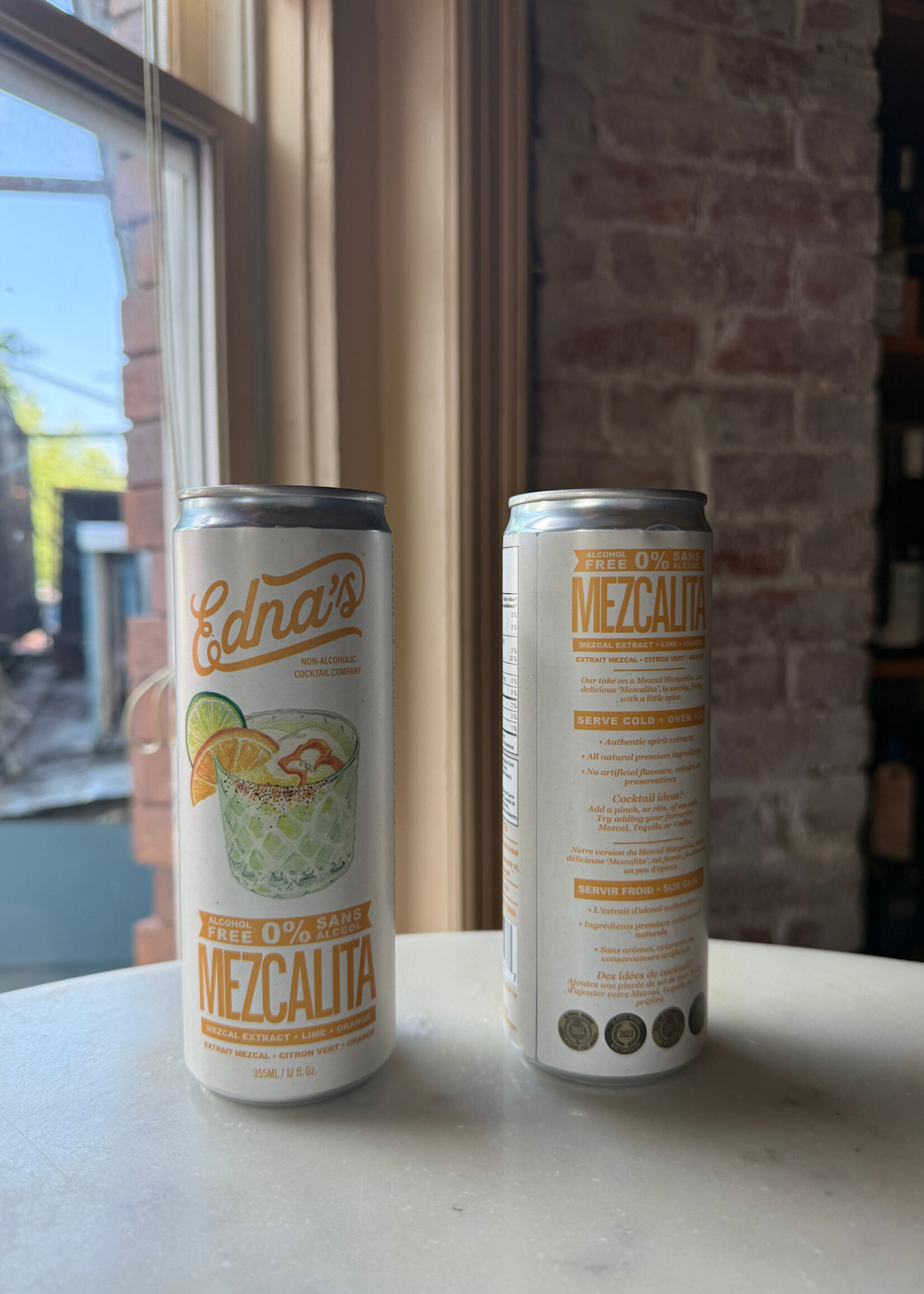 Edna’s Non-Alcoholic Cocktail Company, Mezcalita SINGLE 12 fl oz Can