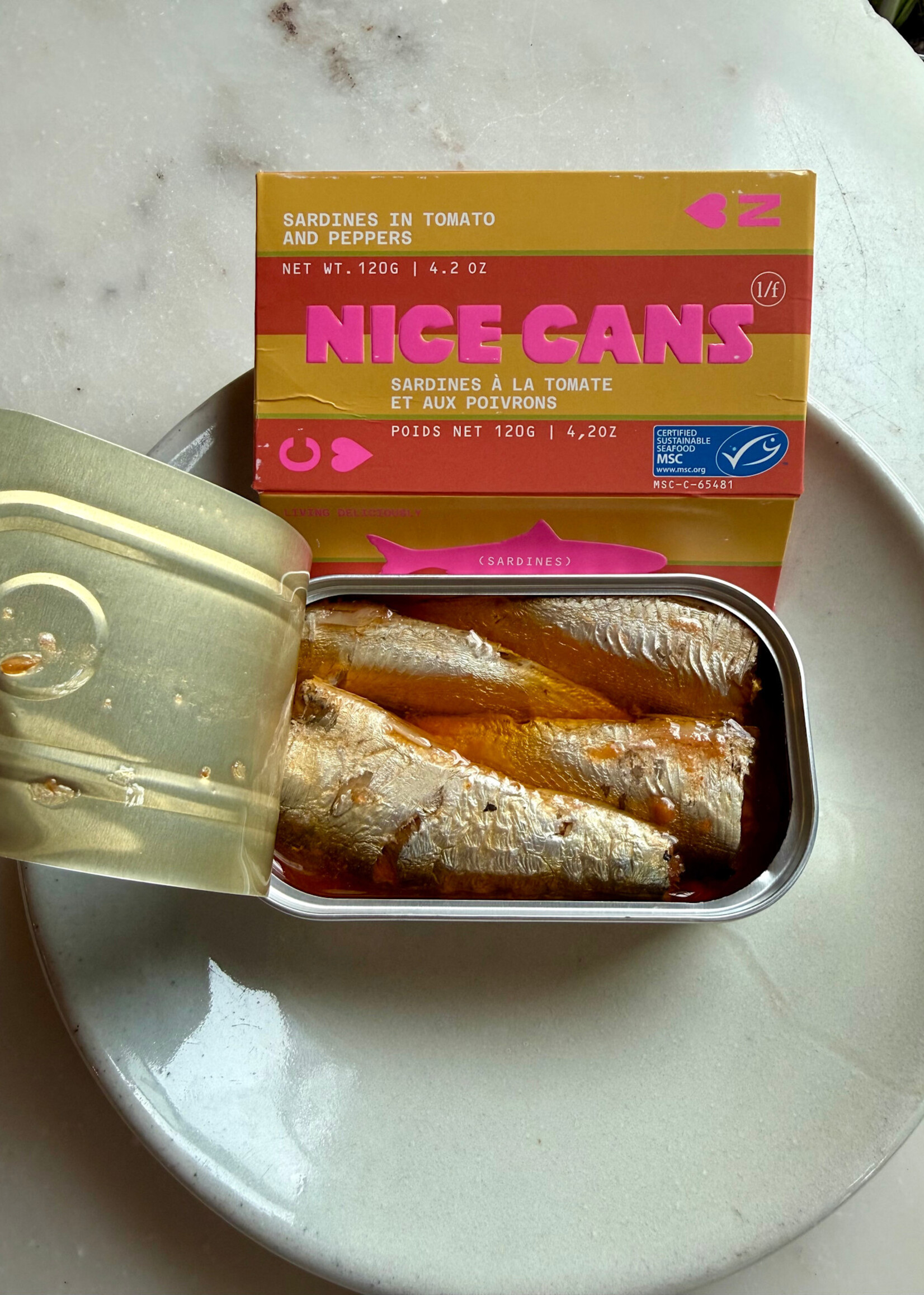 Nice Cans Sardines in Tomato and Peppers 120g