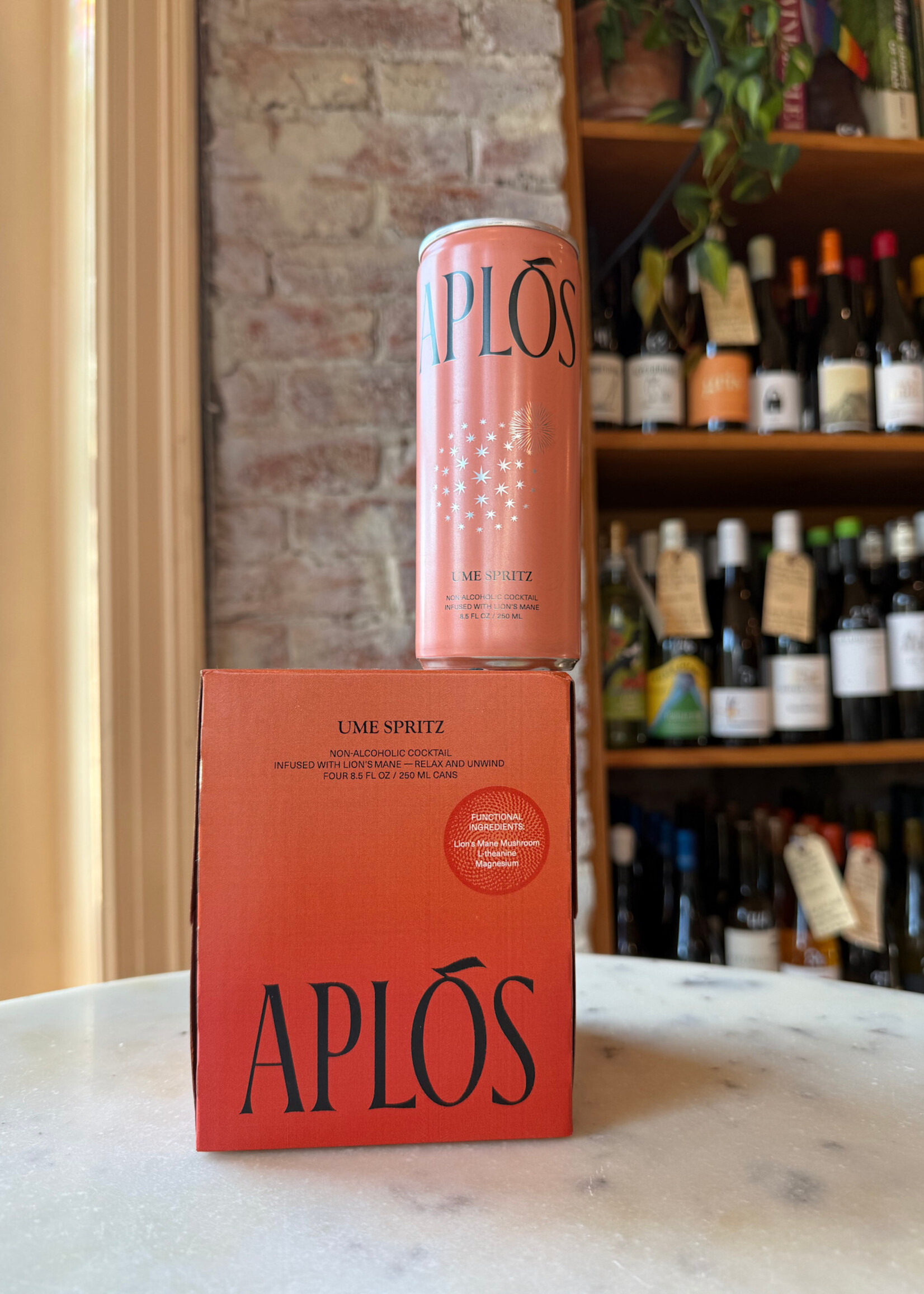 Aplós Ume Spritz Non-Alcoholic Cocktail 8.5oz 250ml SINGLE CAN