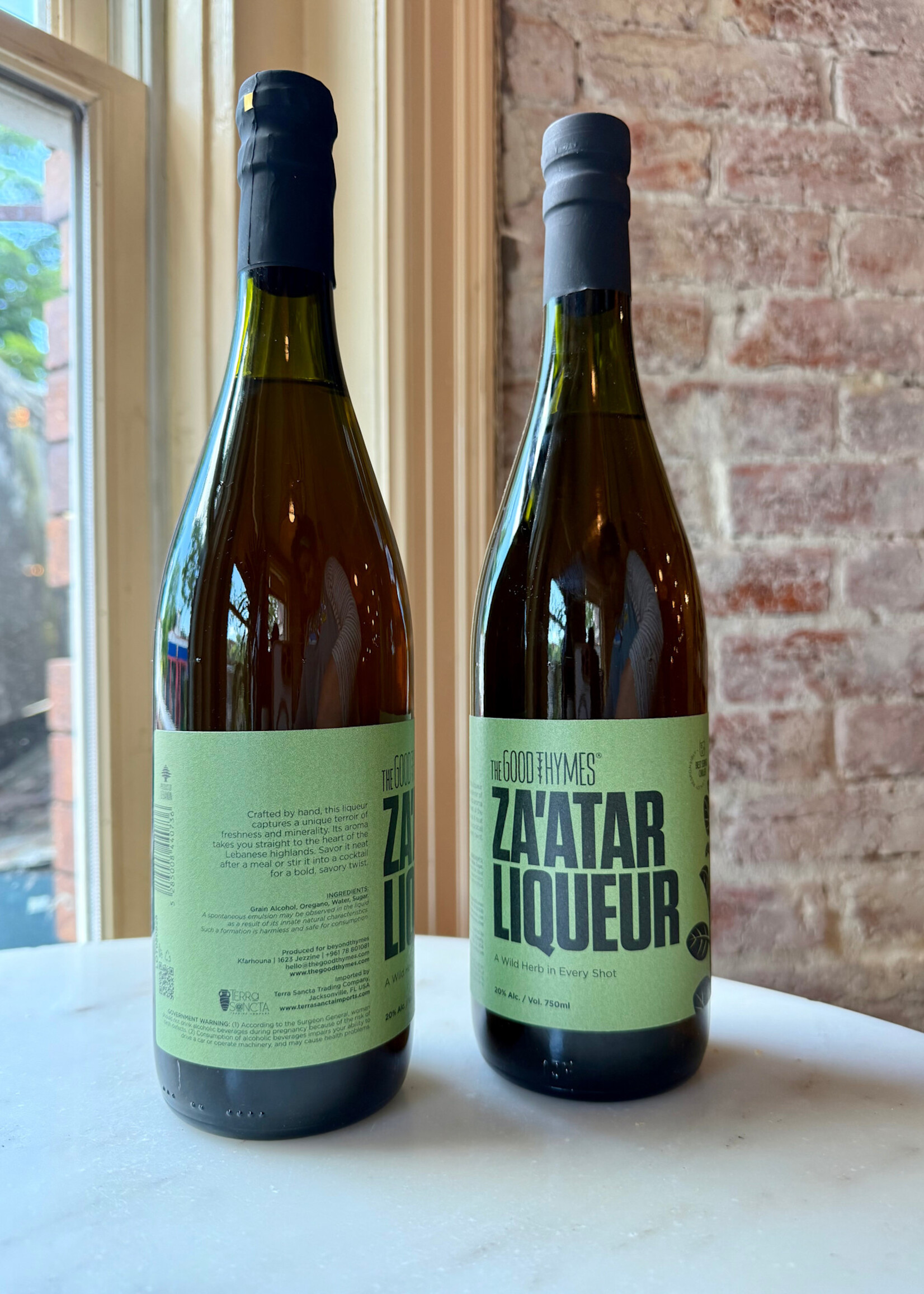 The Good Thymes, Za’atar Liqueur, Lebanon 750ml