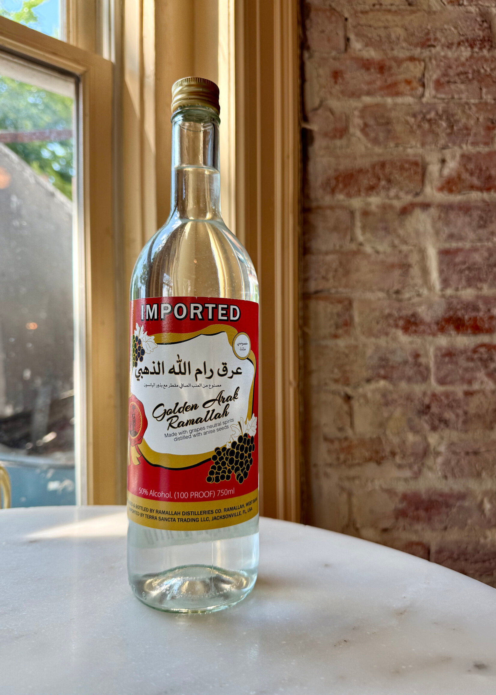 Ramallah Golden Arak, Ramallah, West Bank 750ml