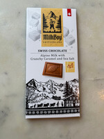 Milk Boy Swiss Milk Chocolate, Alpine Milk with Crunchy Caramel and Sea Salt 3oz (85g)