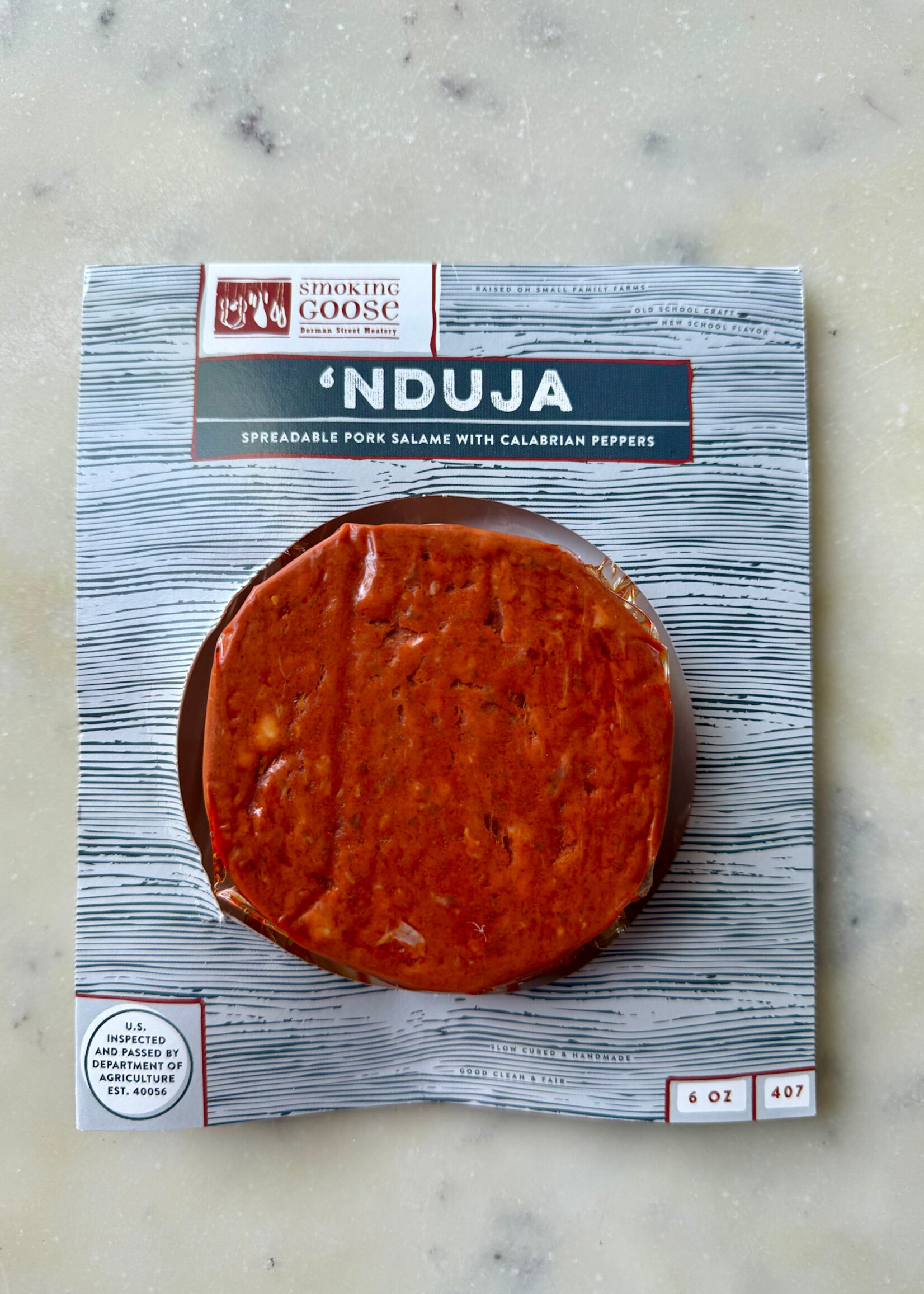 Smoking Goose, ‘Nduja Salame, Indianapolis, IN 6oz