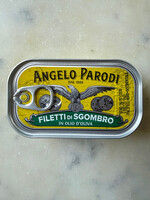 Angelo Parodi, Mackerel Fillets in Pure Olive Oil 4.40oz