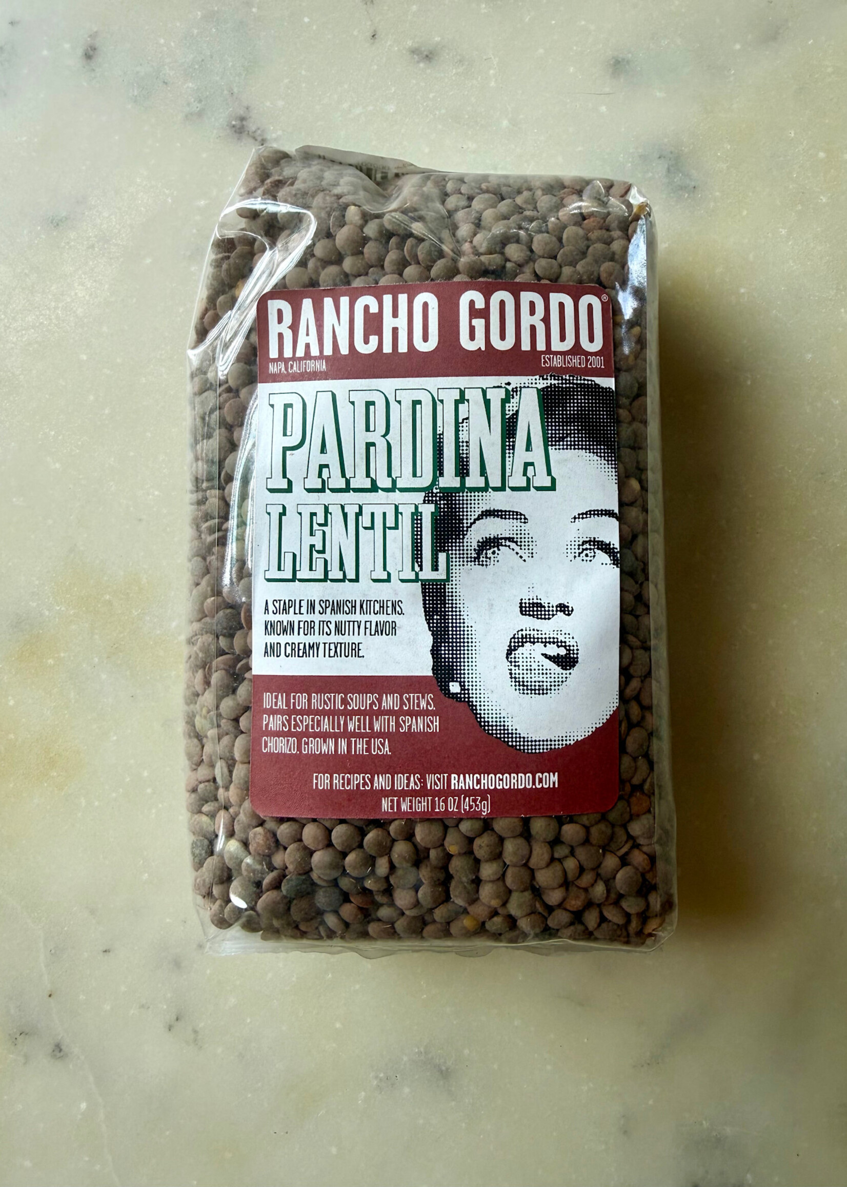 Rancho Gordo Pardina Lentils 16oz (435g)