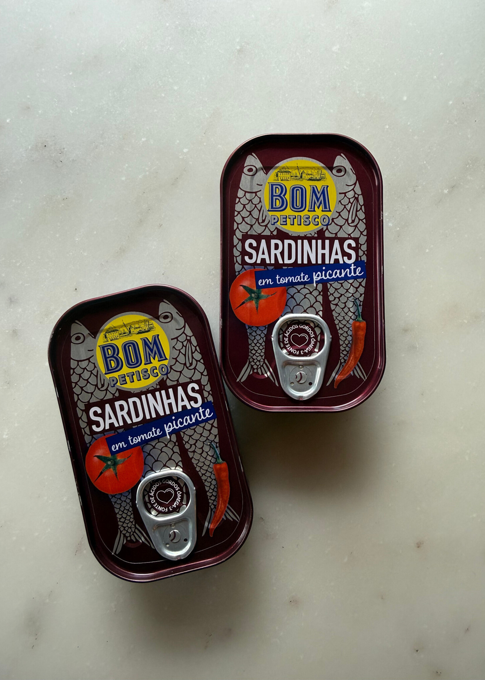 Bom Petisco Sardines in Spicy Tomato Sauce, Portugal 4.23 oz