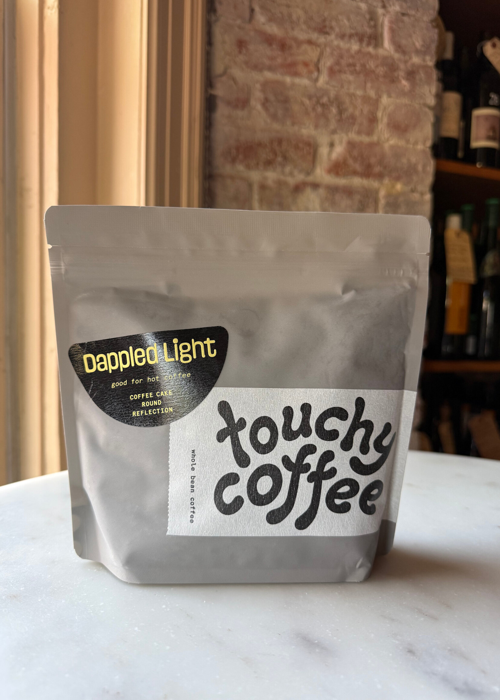 Touchy Coffee, Dappled Light Whole Bean Coffee, Troy, New York 12oz