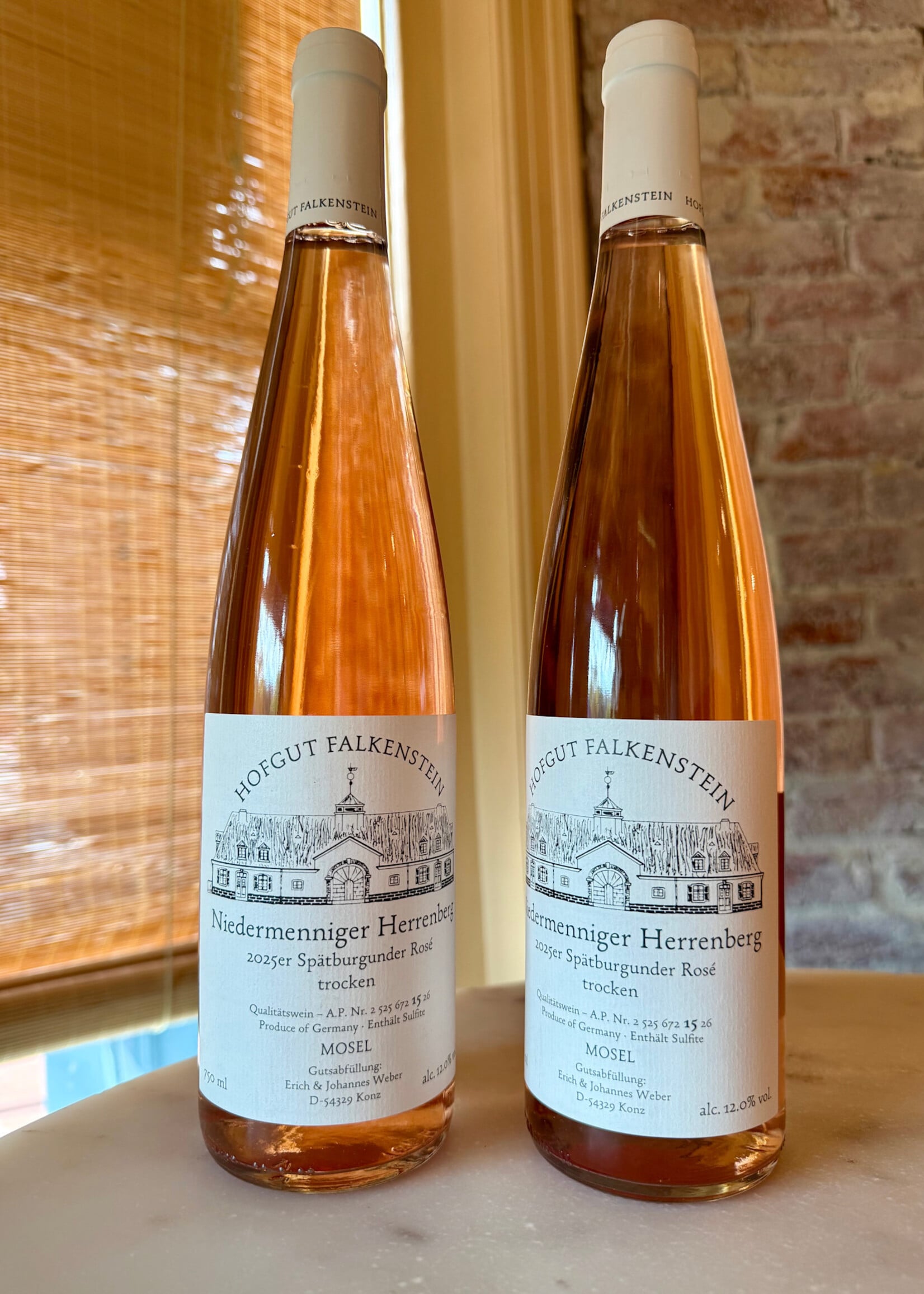 Hofgut Falkenstein Niedermenniger Herrenberg Rose Trocken AP15, Germany 2025