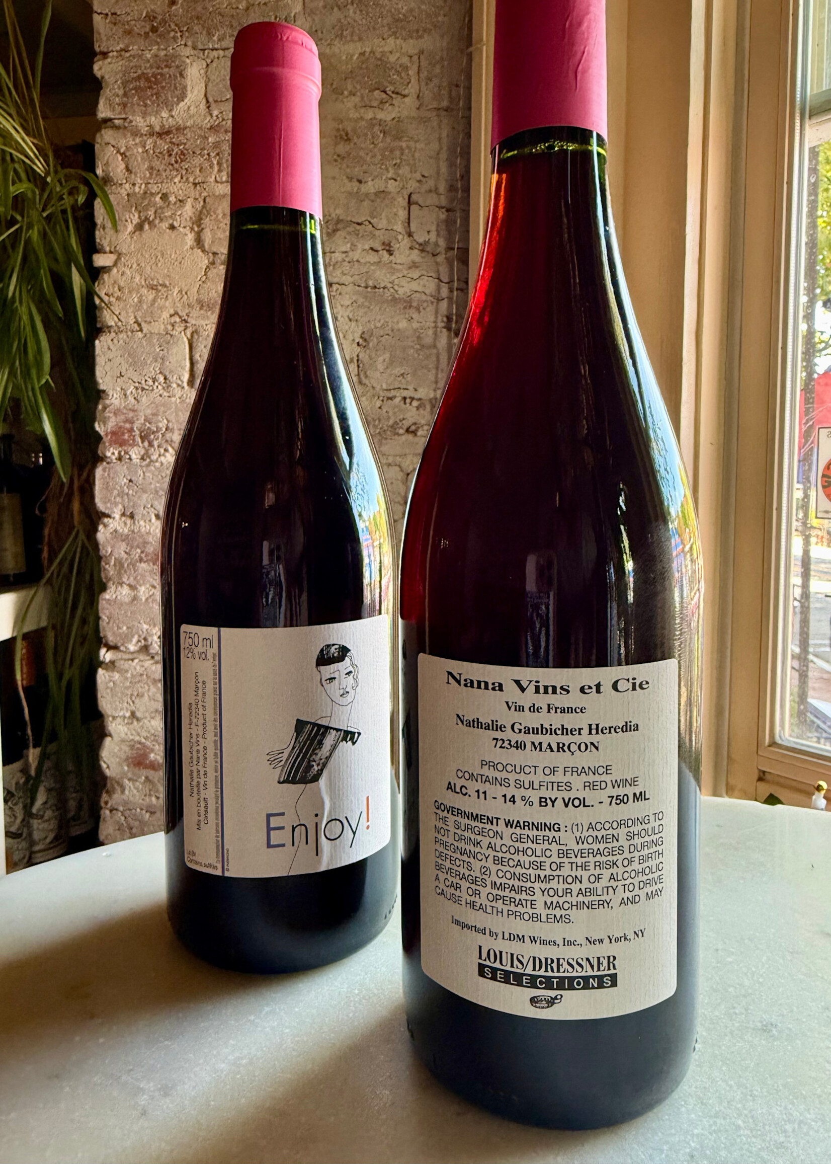 Nana Vins et Cie, Enjoy Rouge, Loire Valley, France 2022