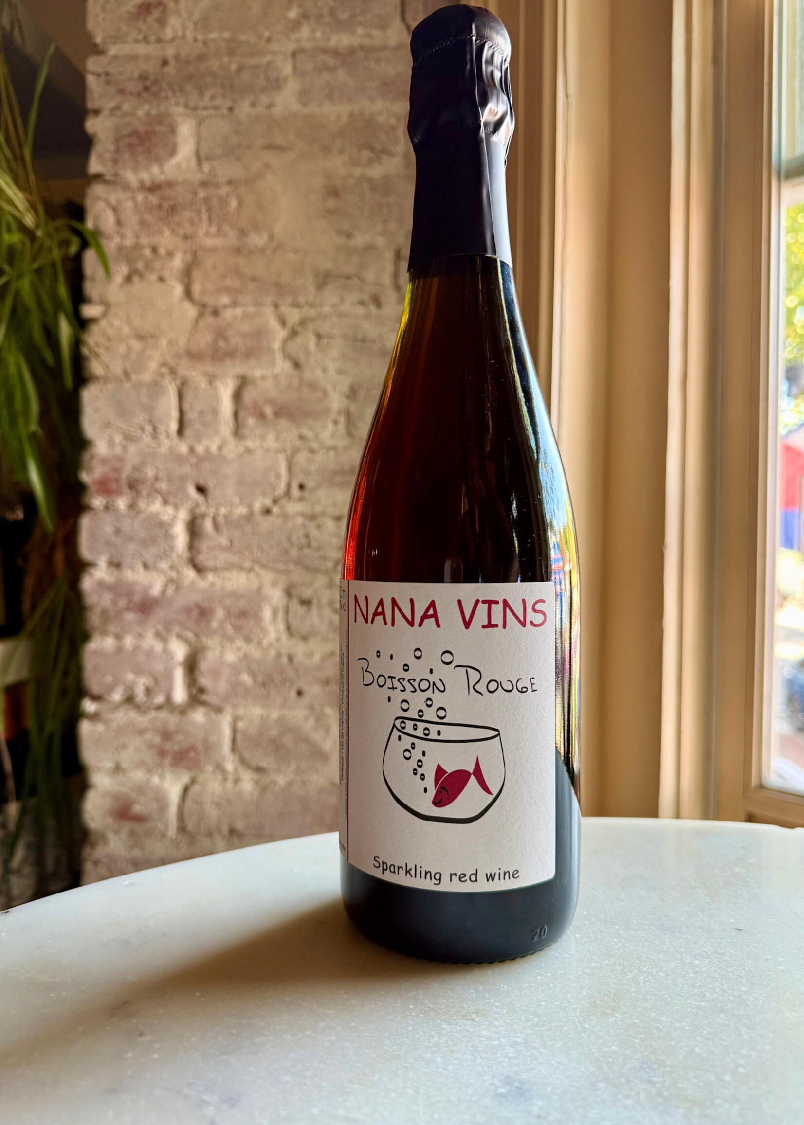 Nana Vins et Cie, Boisson Rouge PetNat, Loire Valley, France NV