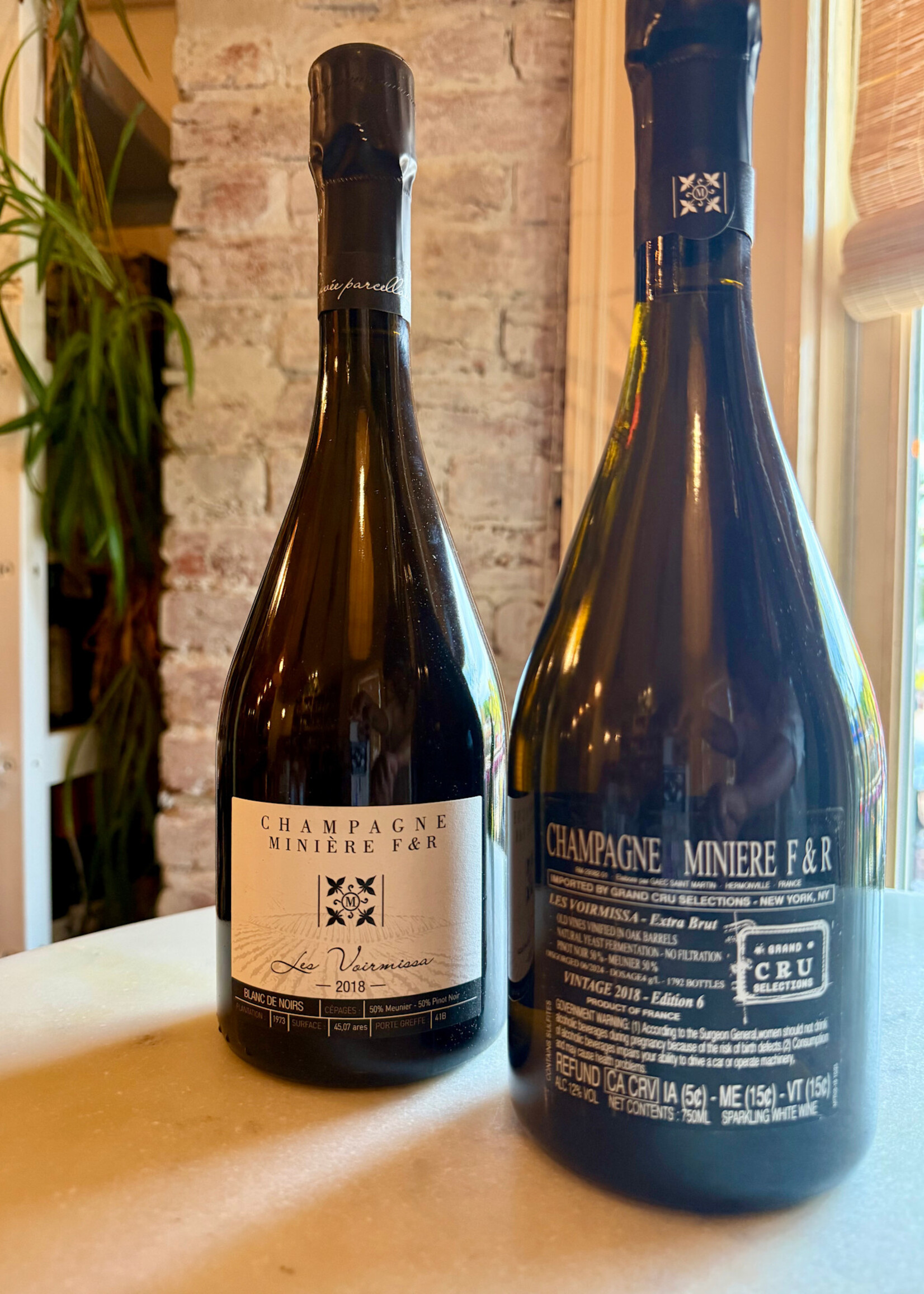 Champagne Miniere Les Voirmissa, Champagne, France 2018