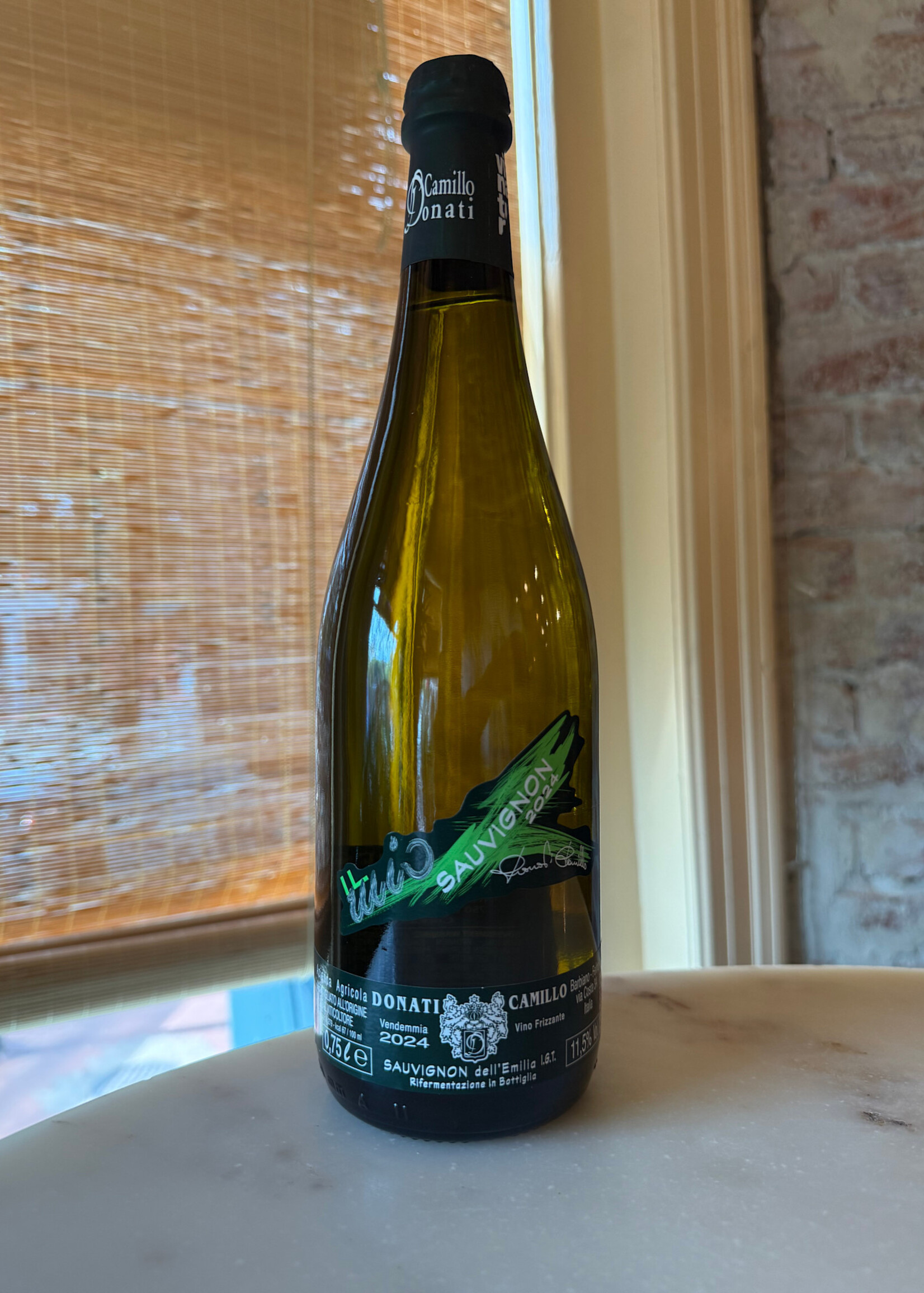 Camillo Donati Sauvignon dell’Emilia Frizzante Naturale, Italy 2024