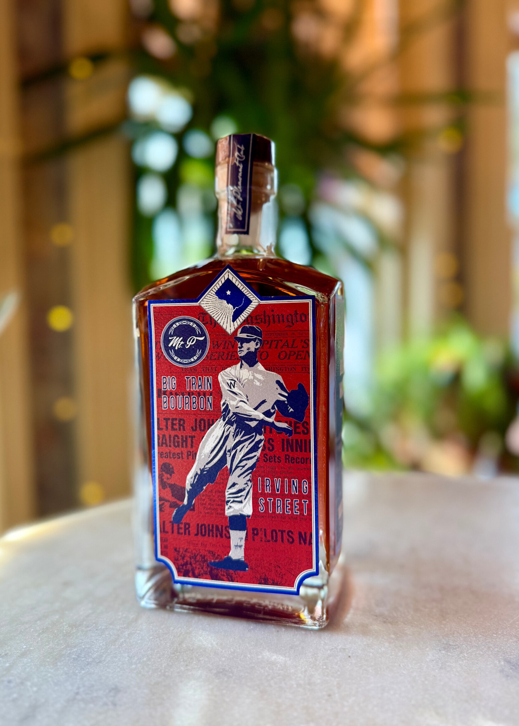 Mount Pleasant Whiskey Club, Big Train Straight Bourbon Whiskey Irving Street, Washington D.C.USA  750ml