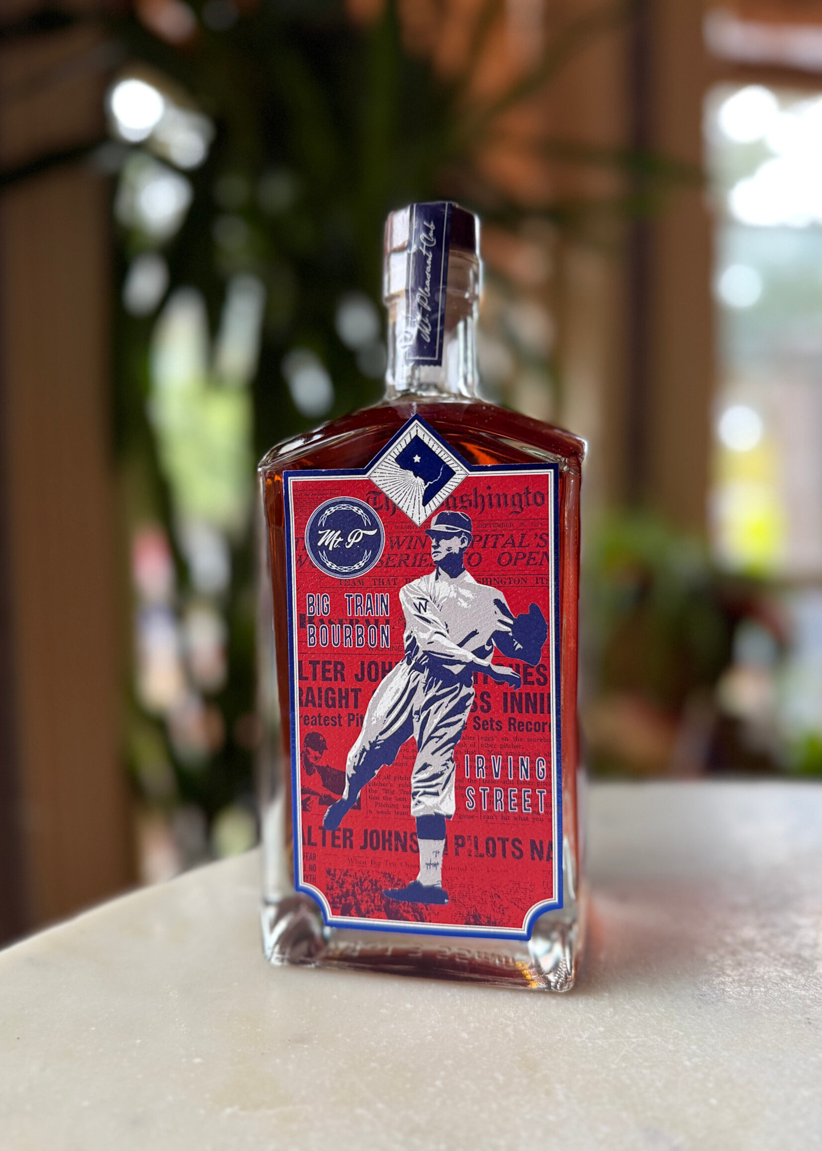 Mount Pleasant Whiskey Club, Big Train Straight Bourbon Whiskey Irving Street, Washington D.C.USA  750ml