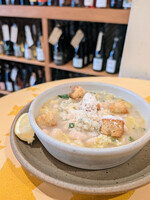 Beans, Leeks + Parm