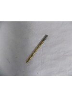 7/32'' Drill  Bit,  Tin Coated Jobber Length (for easy threading with 1/4'' tap), ea