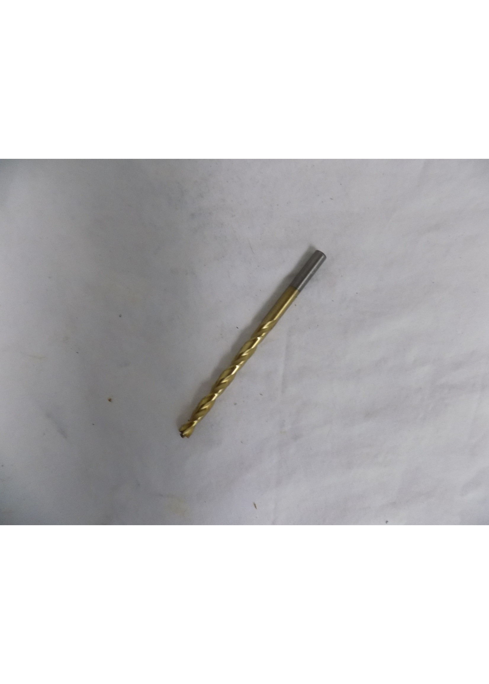 7/32'' Drill  Bit,  Tin Coated Jobber Length (for easy threading with 1/4'' tap), ea