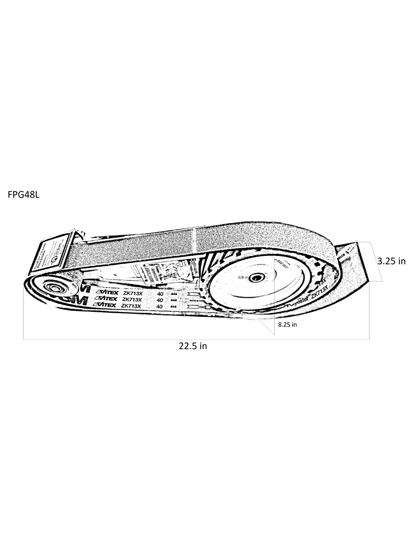 2 x 48 - FootPro Grinding Attachment